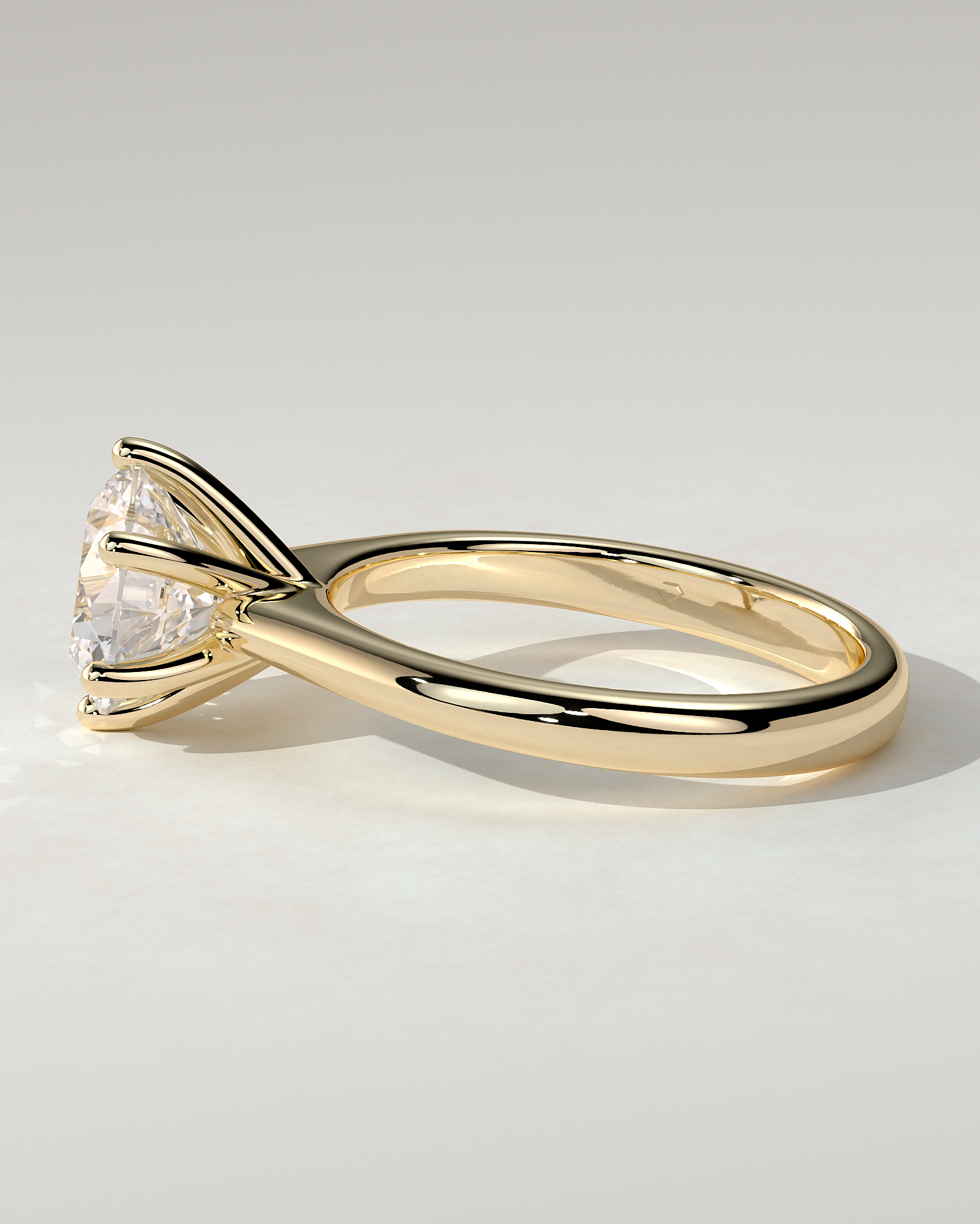 Jacqueline Solitaire Round Ring