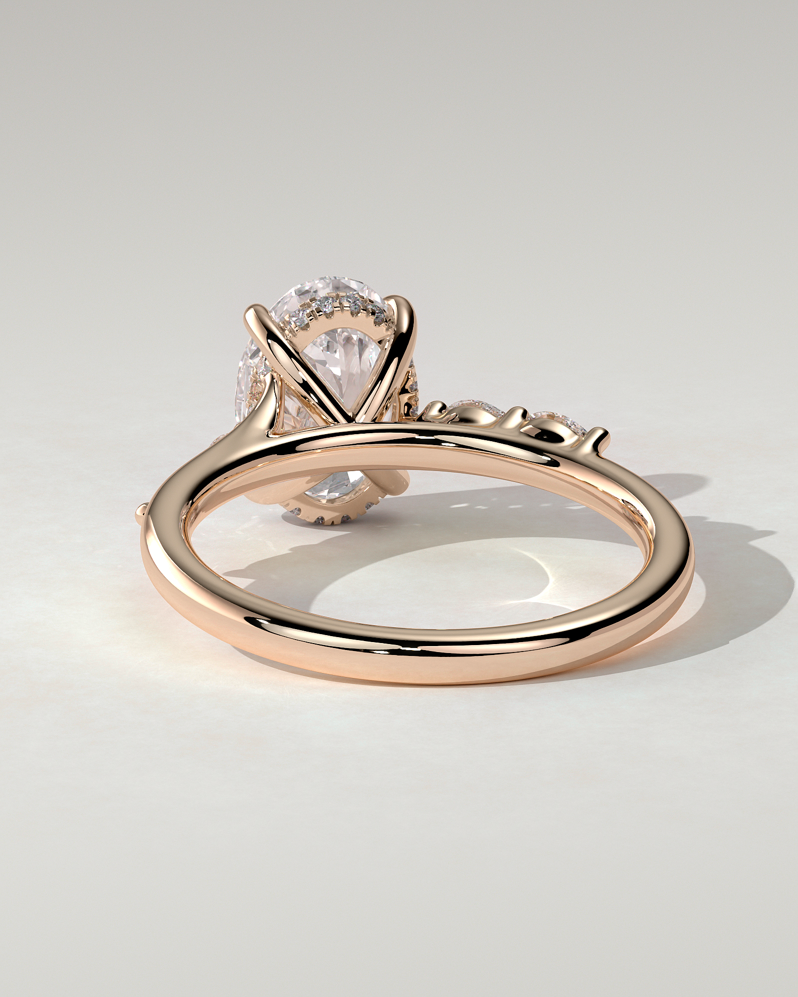 Jamie Solitaire Oval Ring
