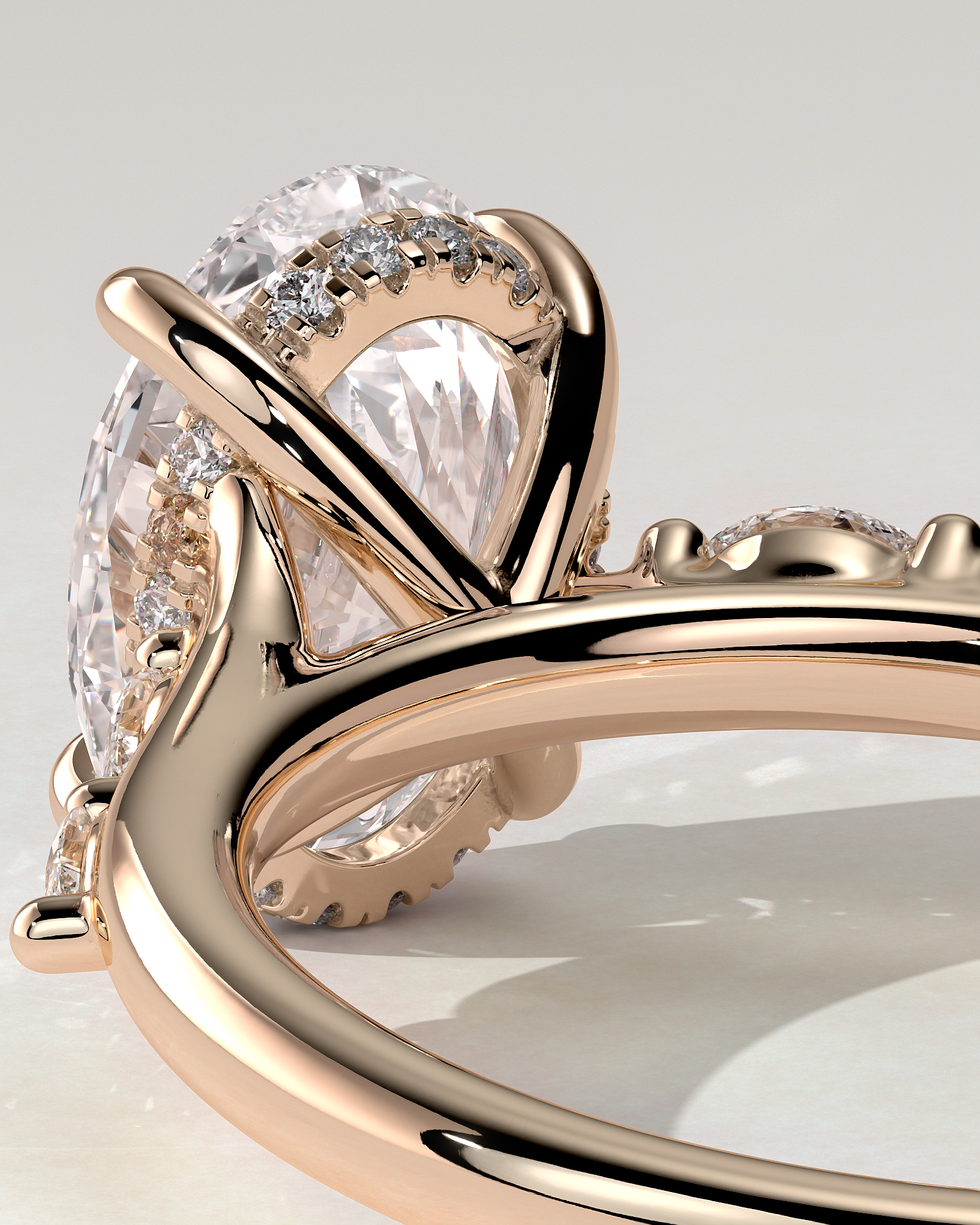 Jamie Solitaire Oval Ring