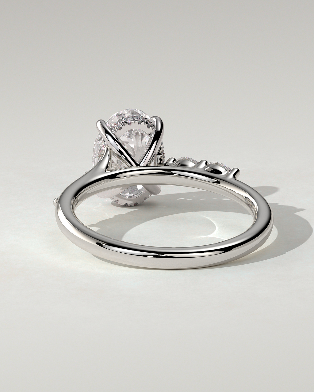 Jamie Solitaire Oval Ring