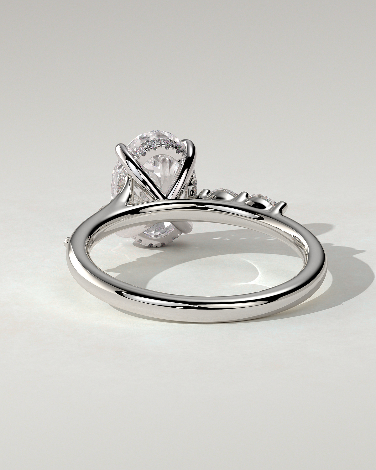 Jamie Solitaire Oval Ring