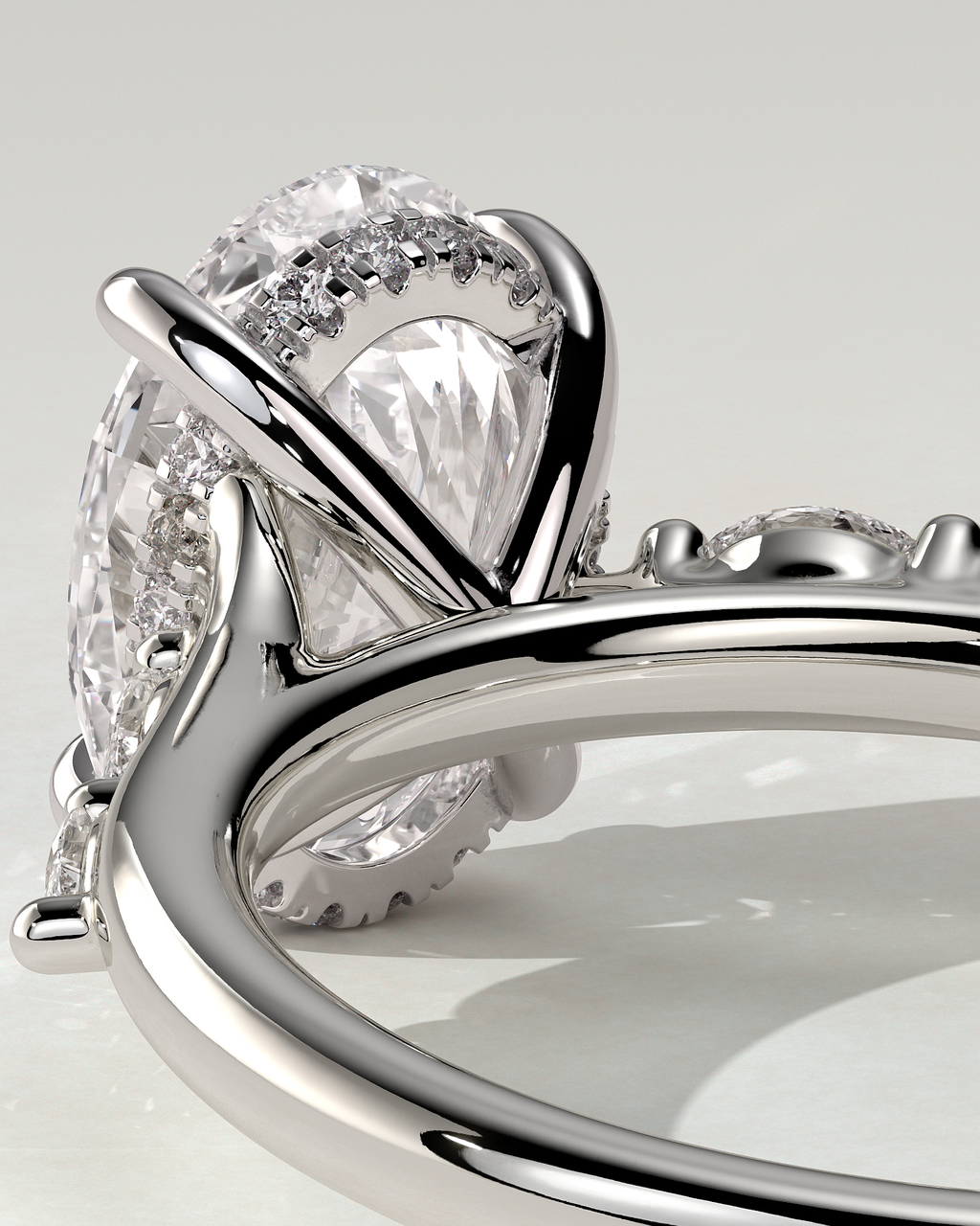 Jamie Solitaire Oval Ring