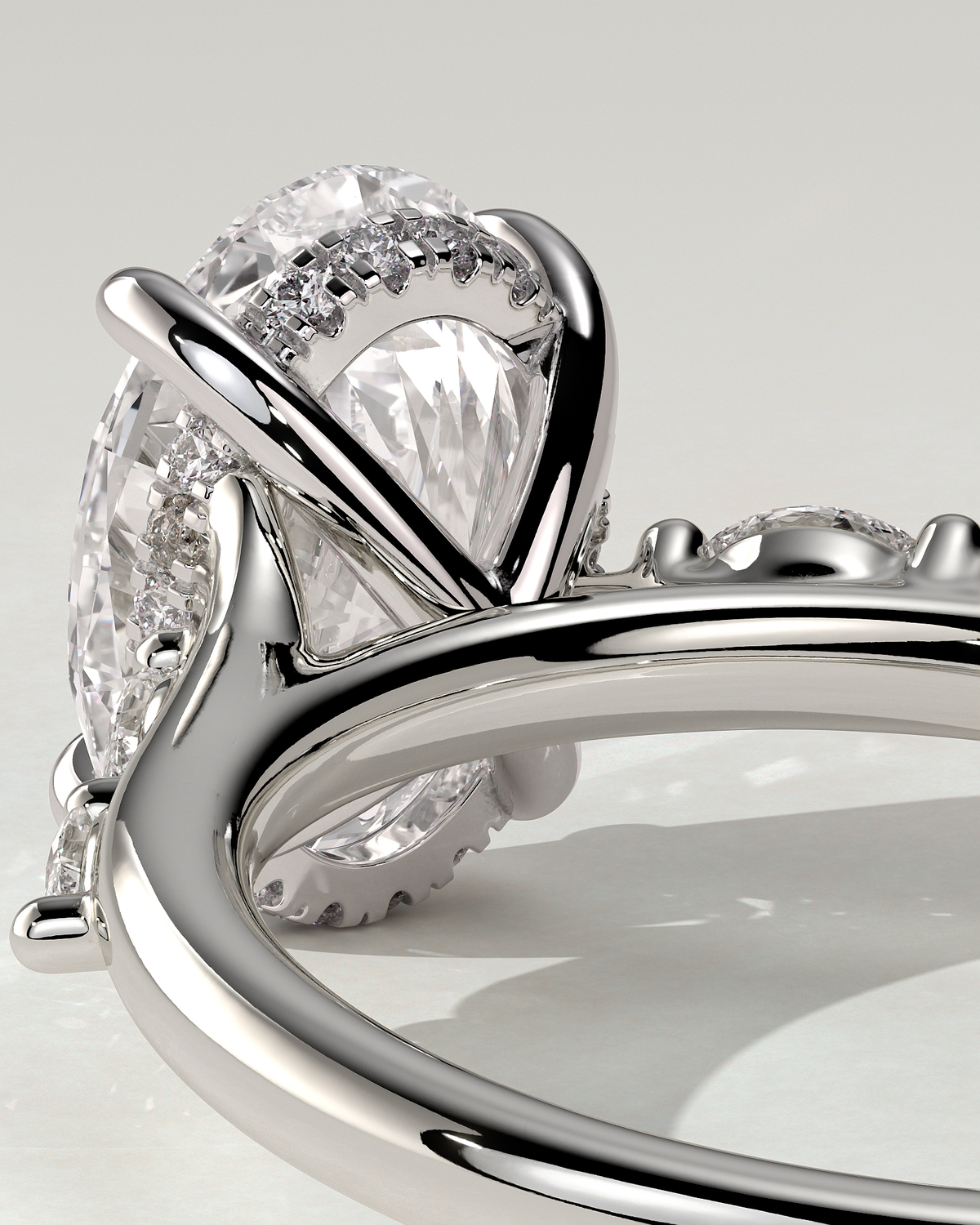 Jamie Solitaire Oval Ring