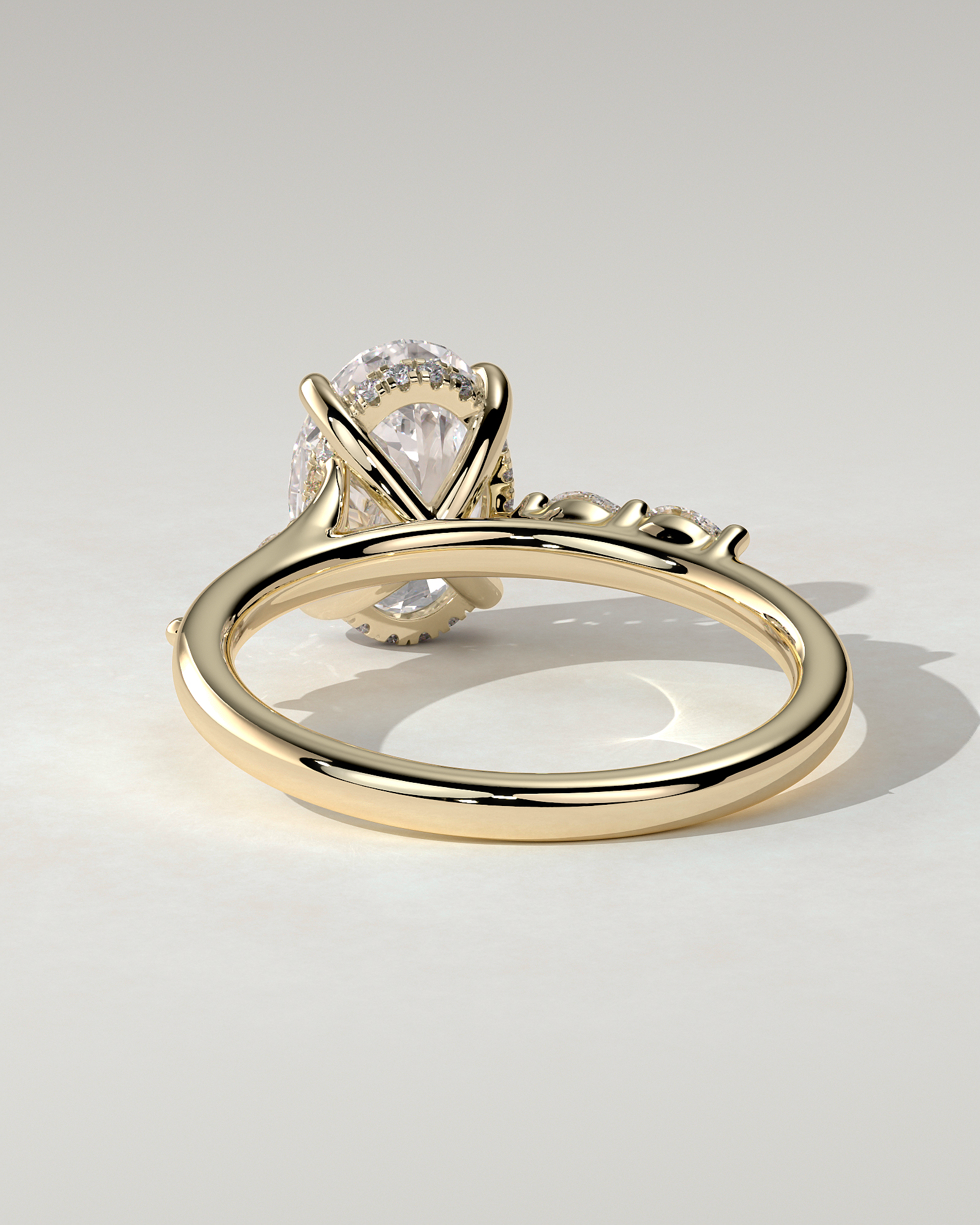 Jamie Solitaire Oval Ring