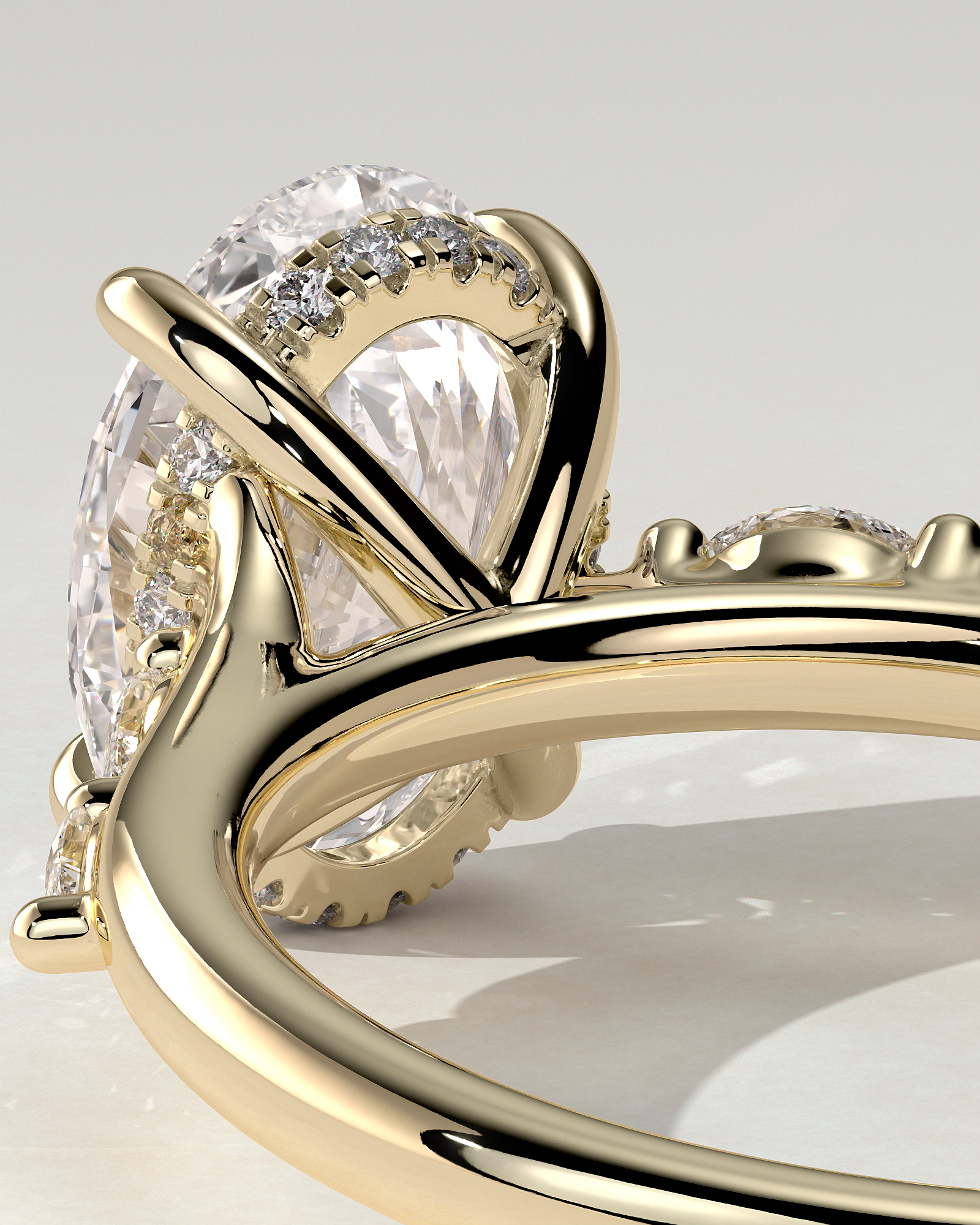 Jamie Solitaire Oval Ring
