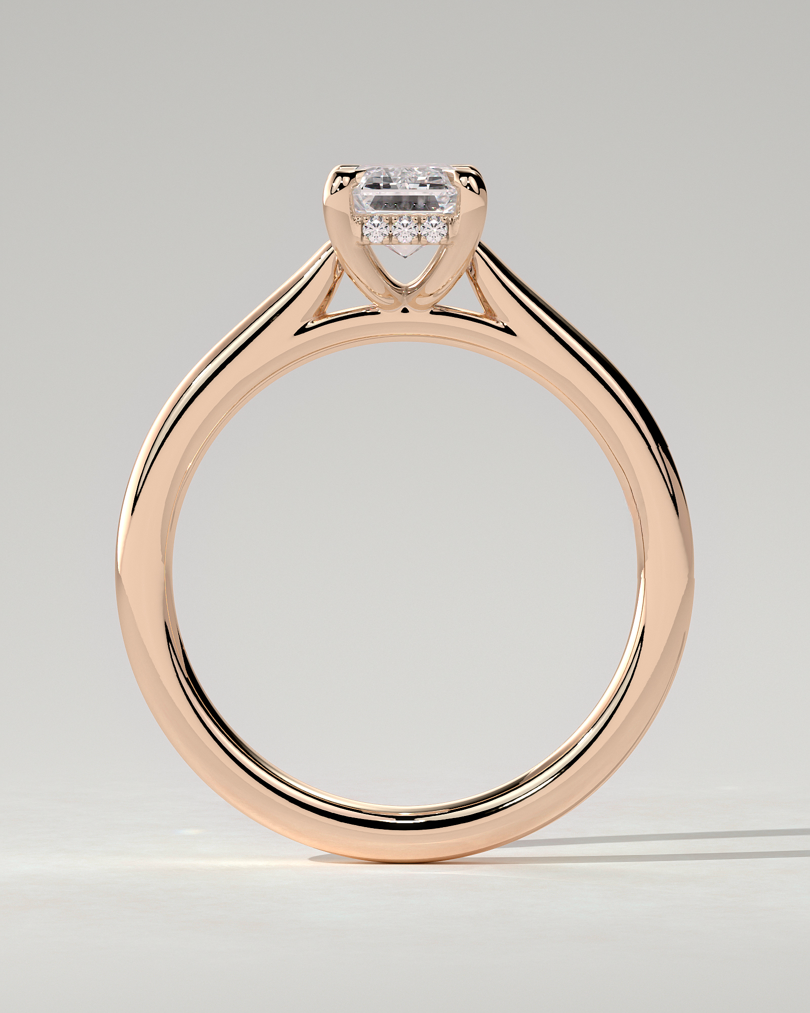 Jane Solitaire Emerald Ring