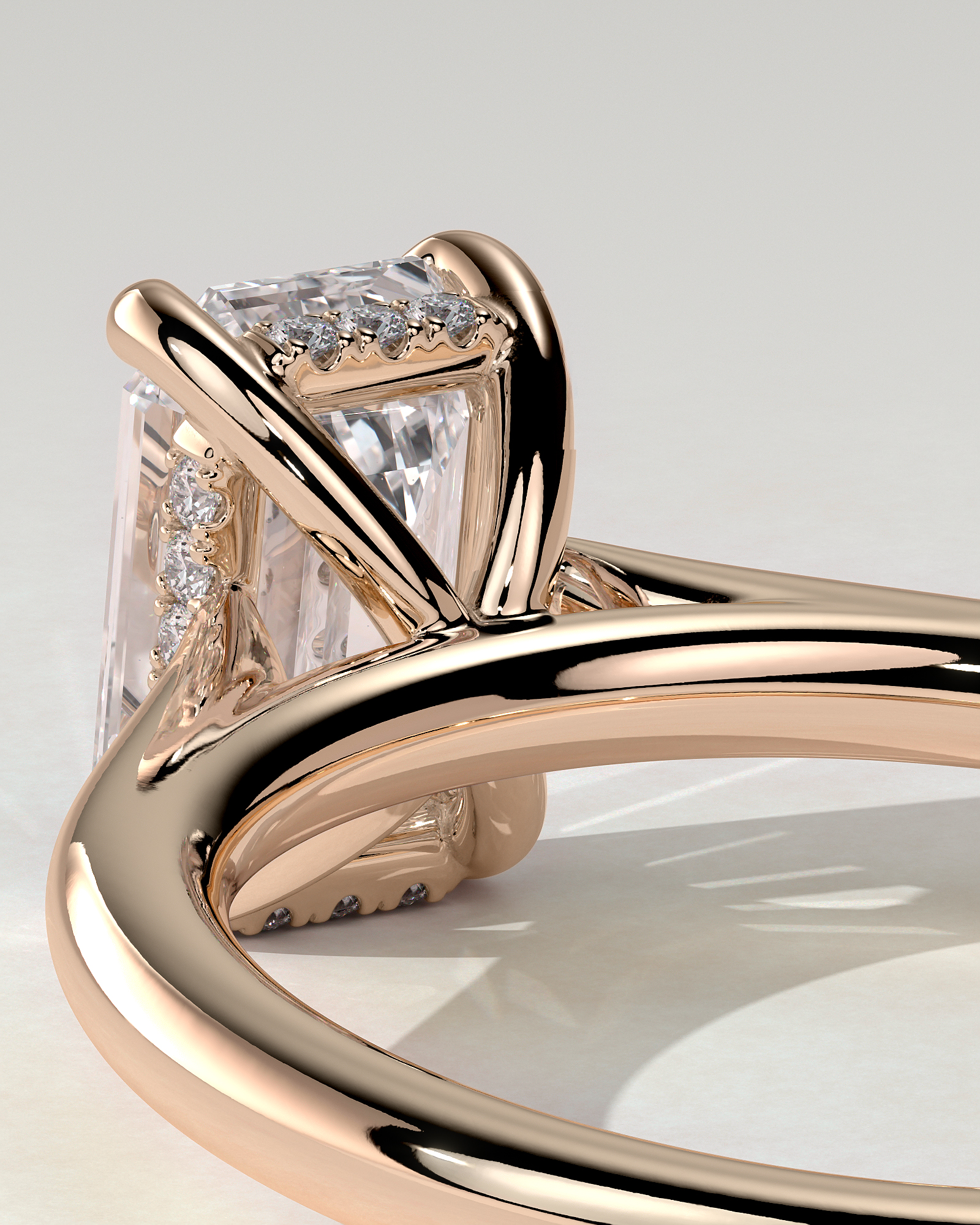 Jane Solitaire Emerald Ring
