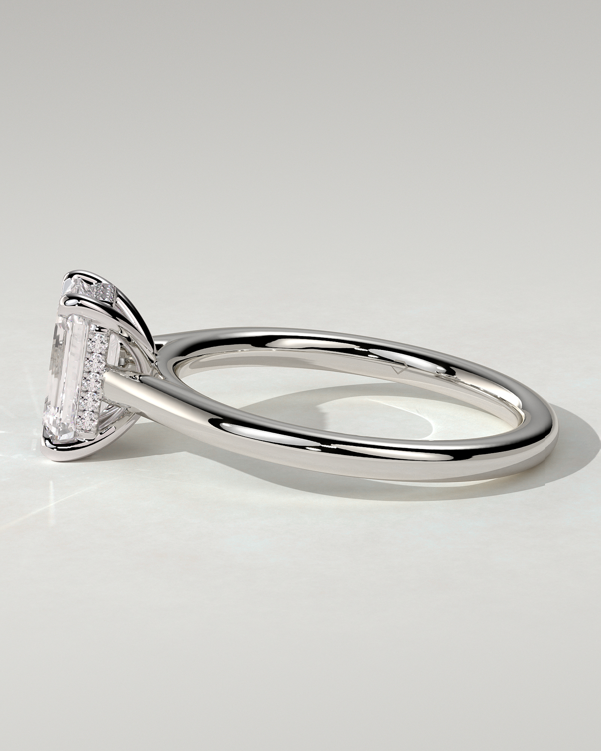 Jane Solitaire Emerald Ring