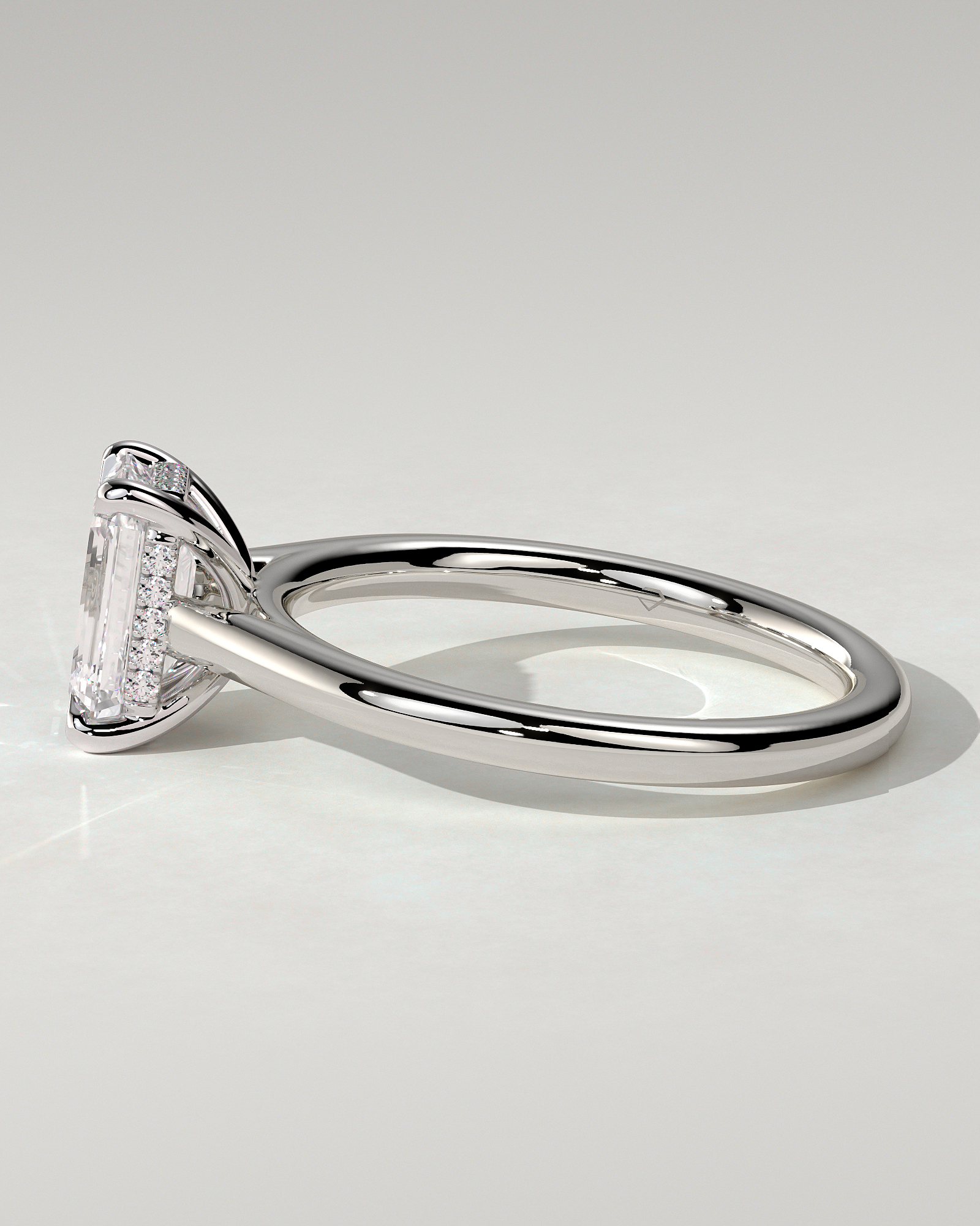 Jane Solitaire Emerald Ring