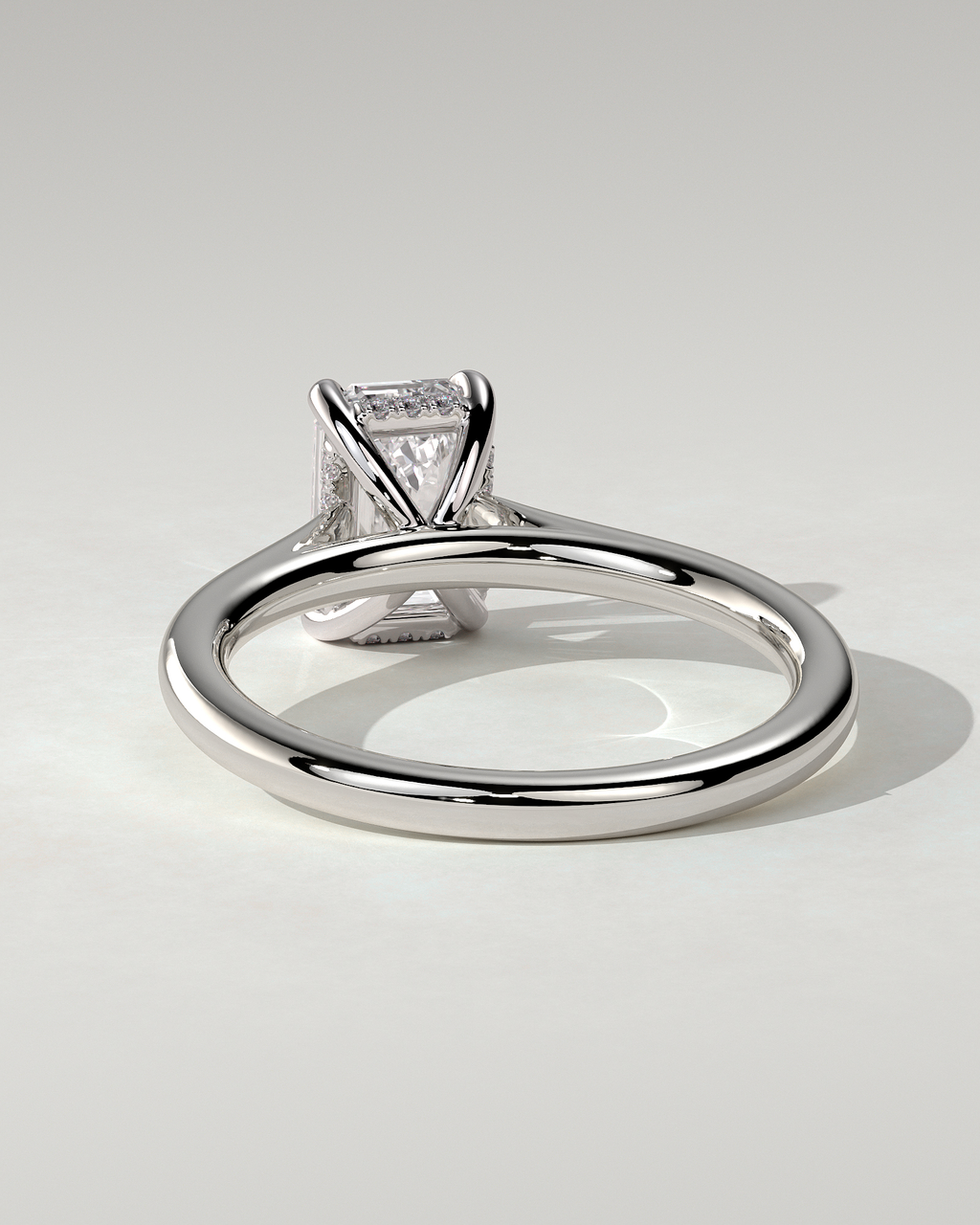 Jane Solitaire Emerald Ring