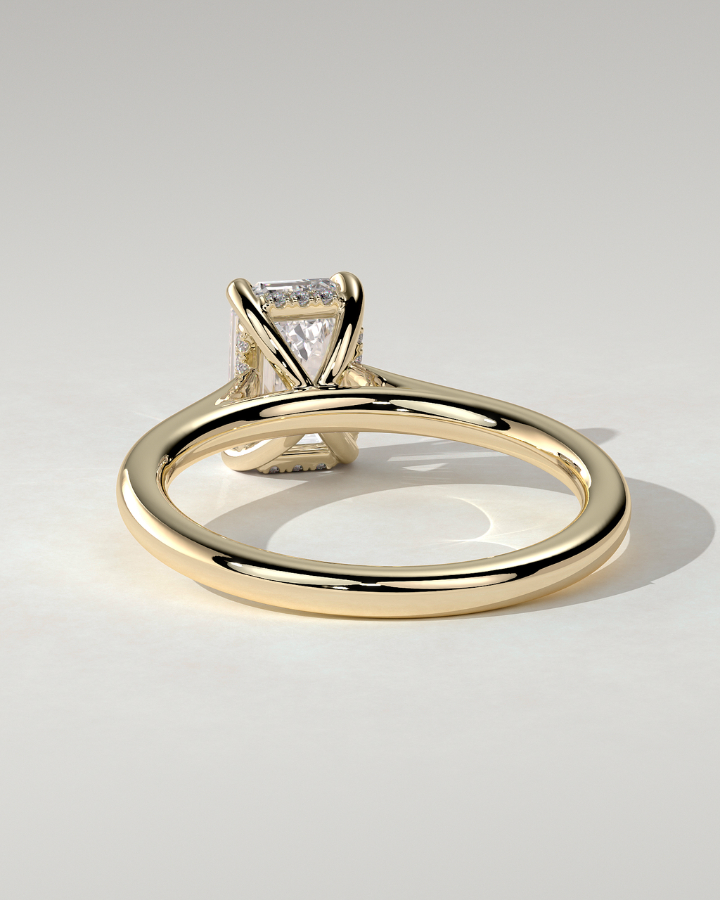 Jane Solitaire Emerald Ring