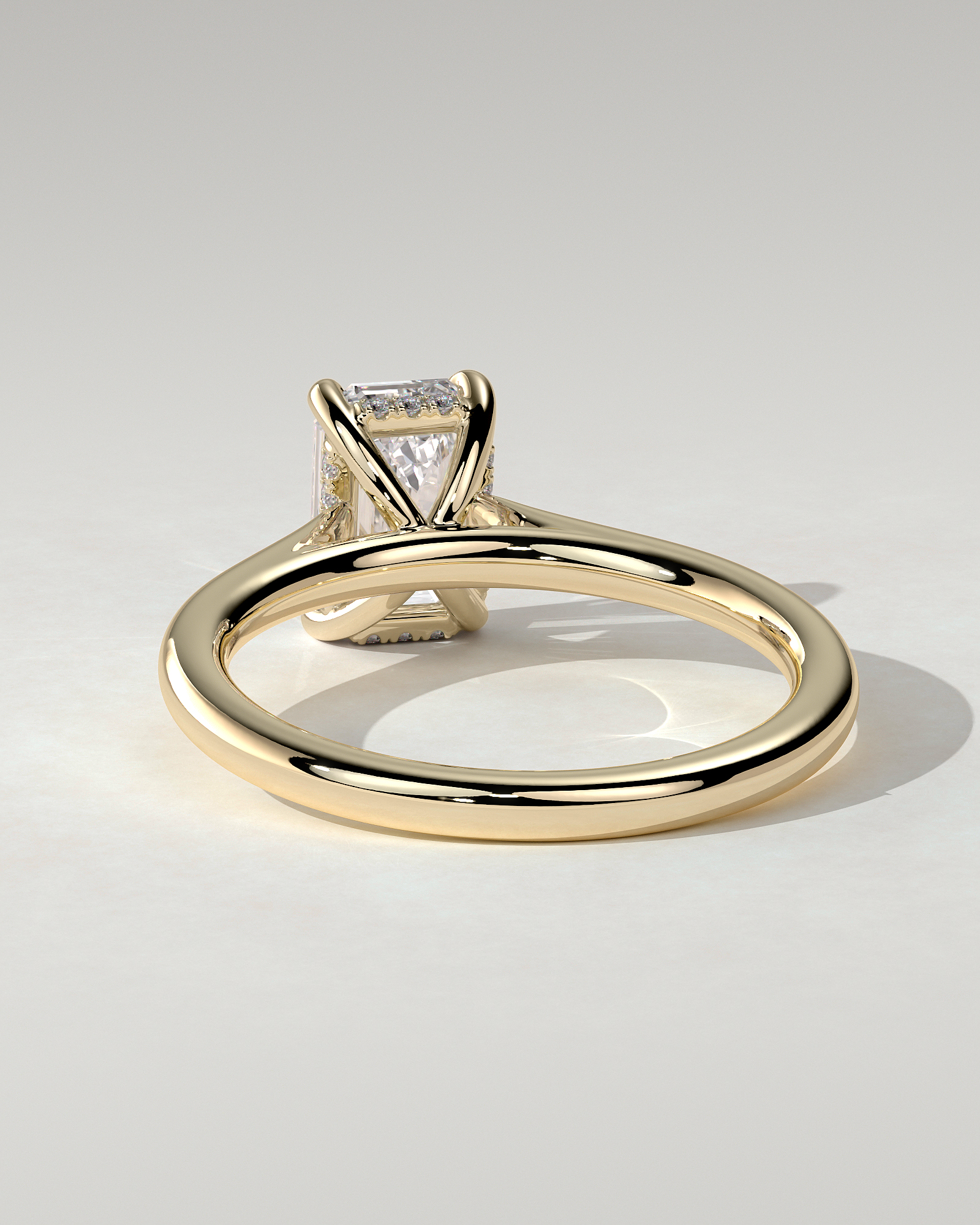 Jane Solitaire Emerald Ring