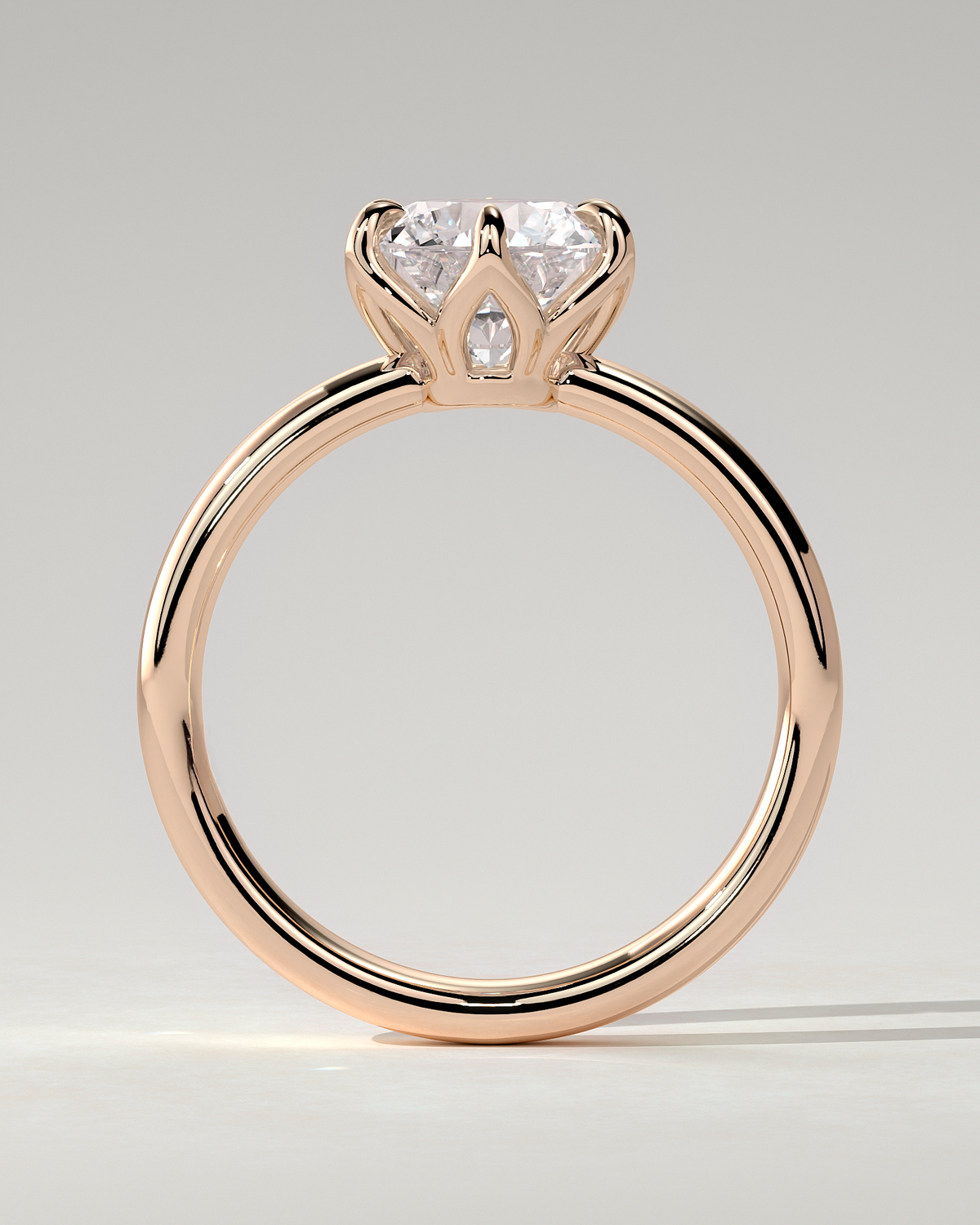 Jayden Solitaire Round Ring