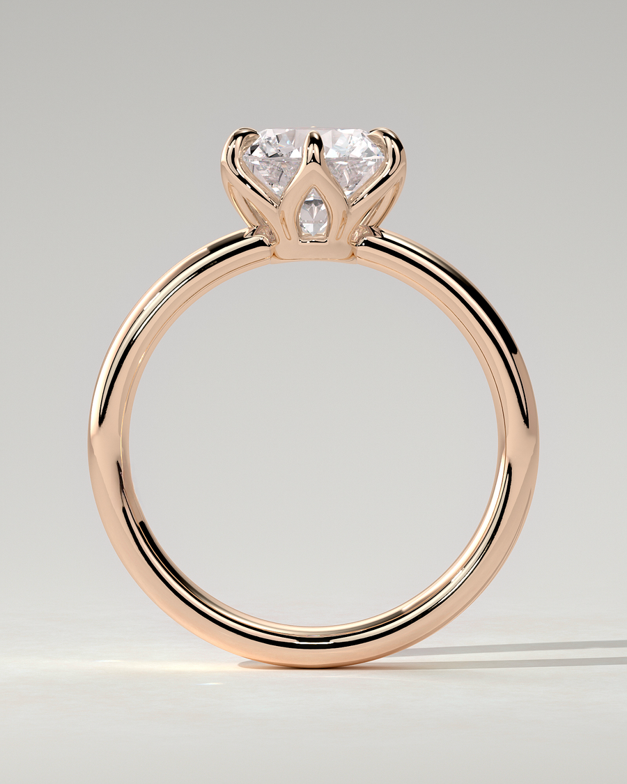 Jayden Solitaire Round Ring