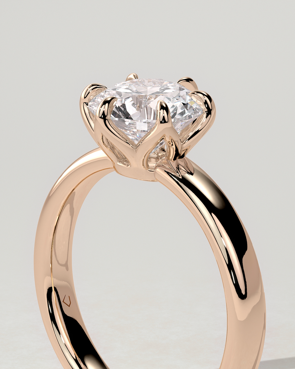 Jayden Solitaire Round Ring