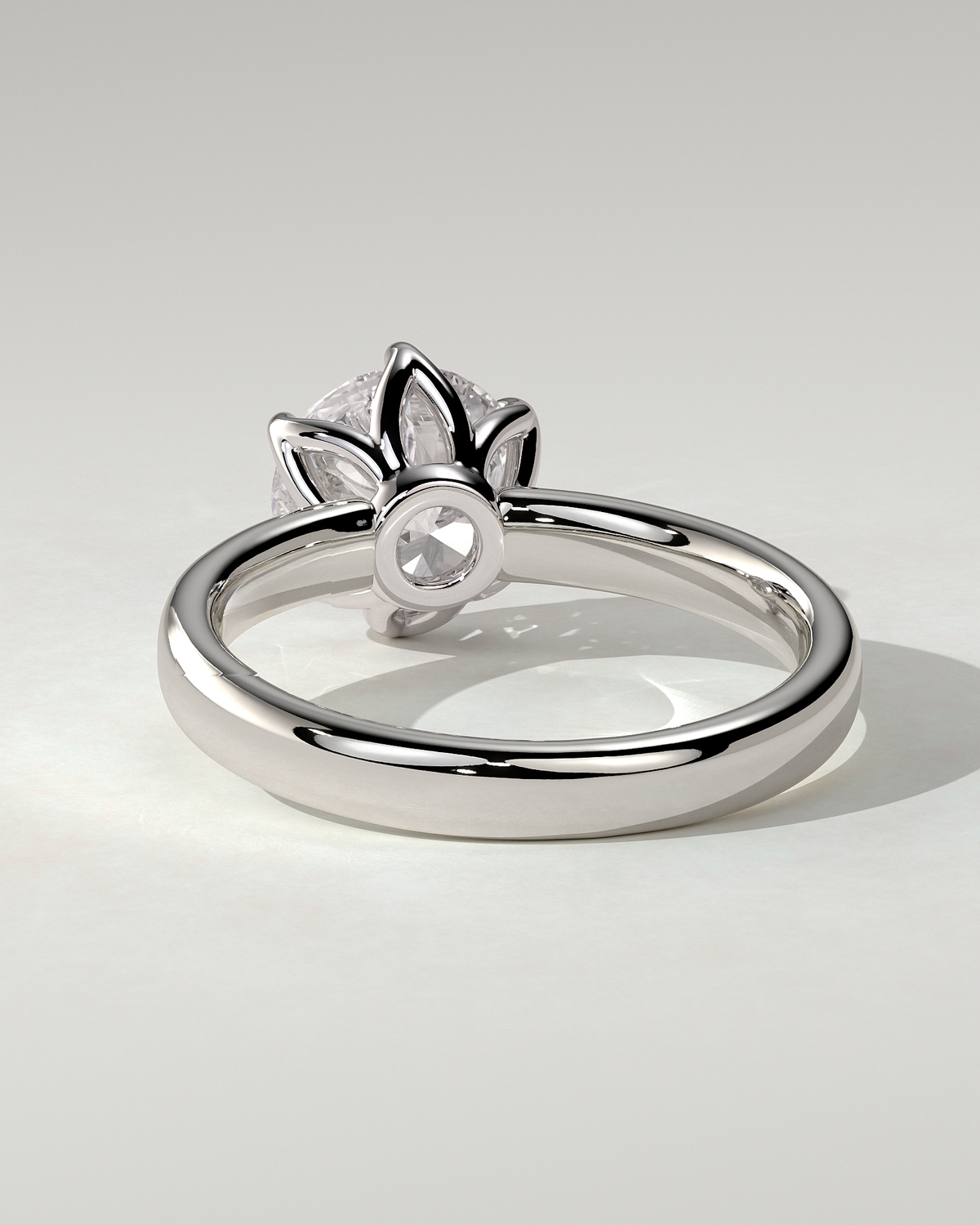 Jayden Solitaire Round Ring