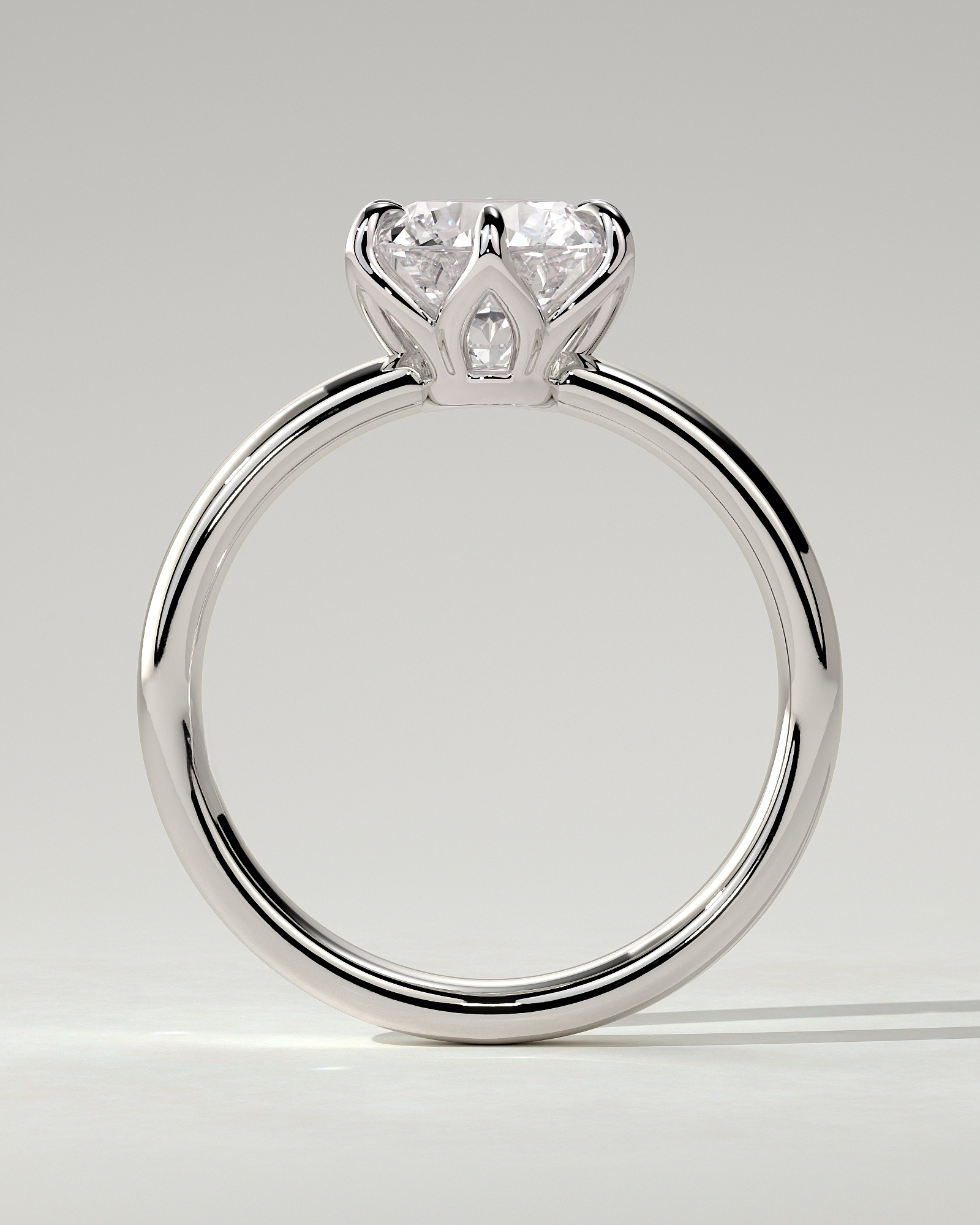 Jayden Solitaire Round Ring