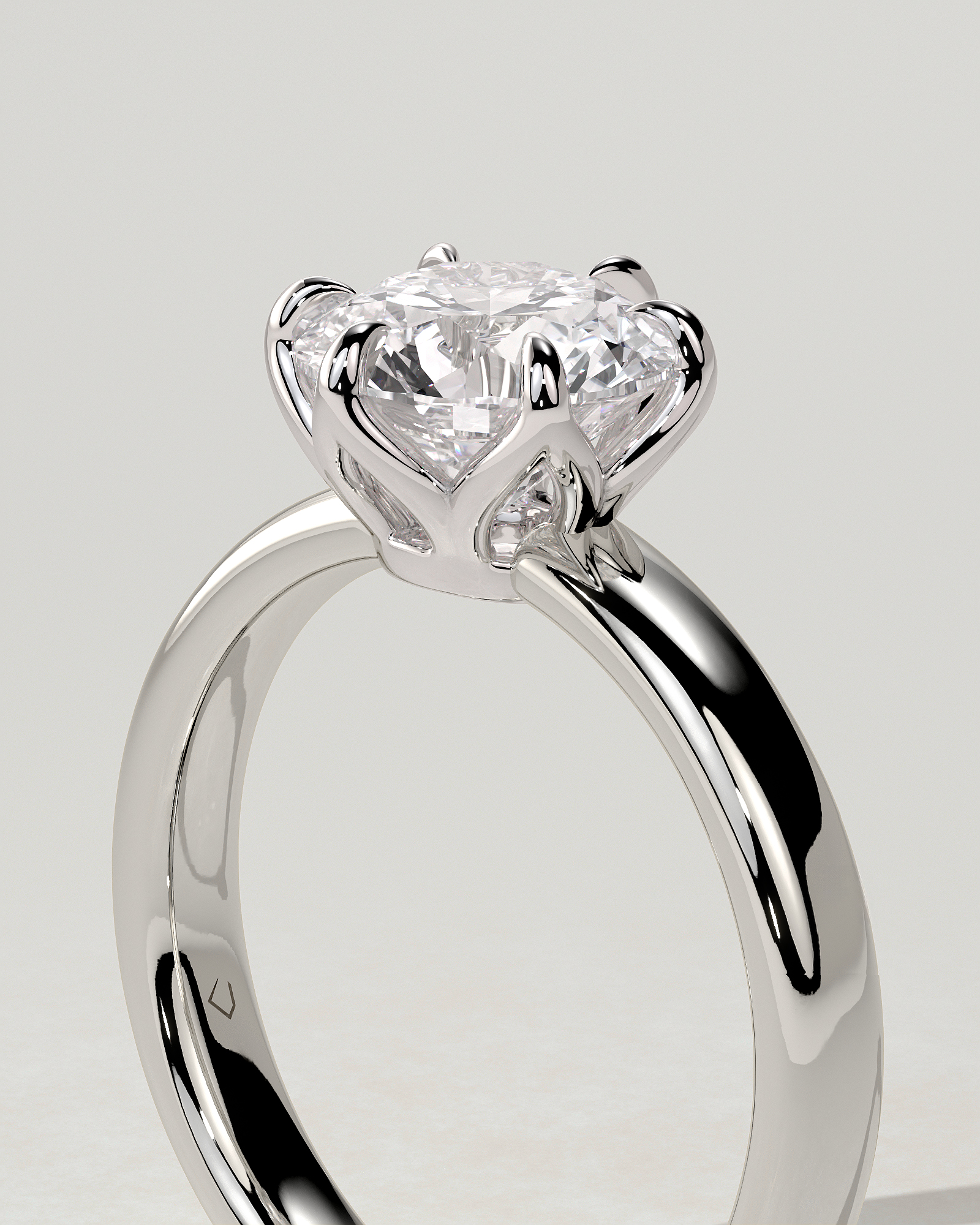 Jayden Solitaire Round Ring