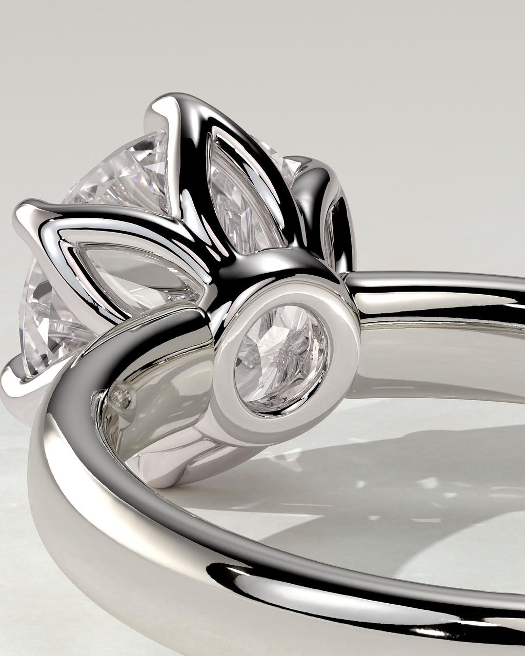 Jayden Solitaire Round Ring