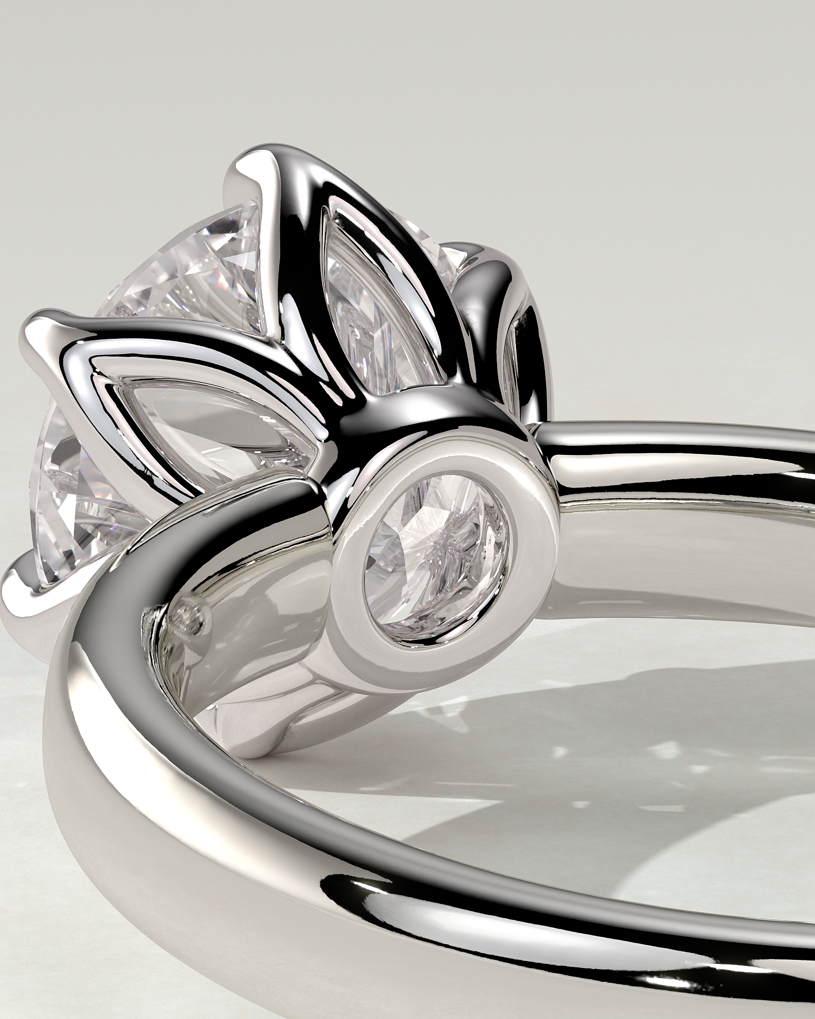 Jayden Solitaire Round Ring