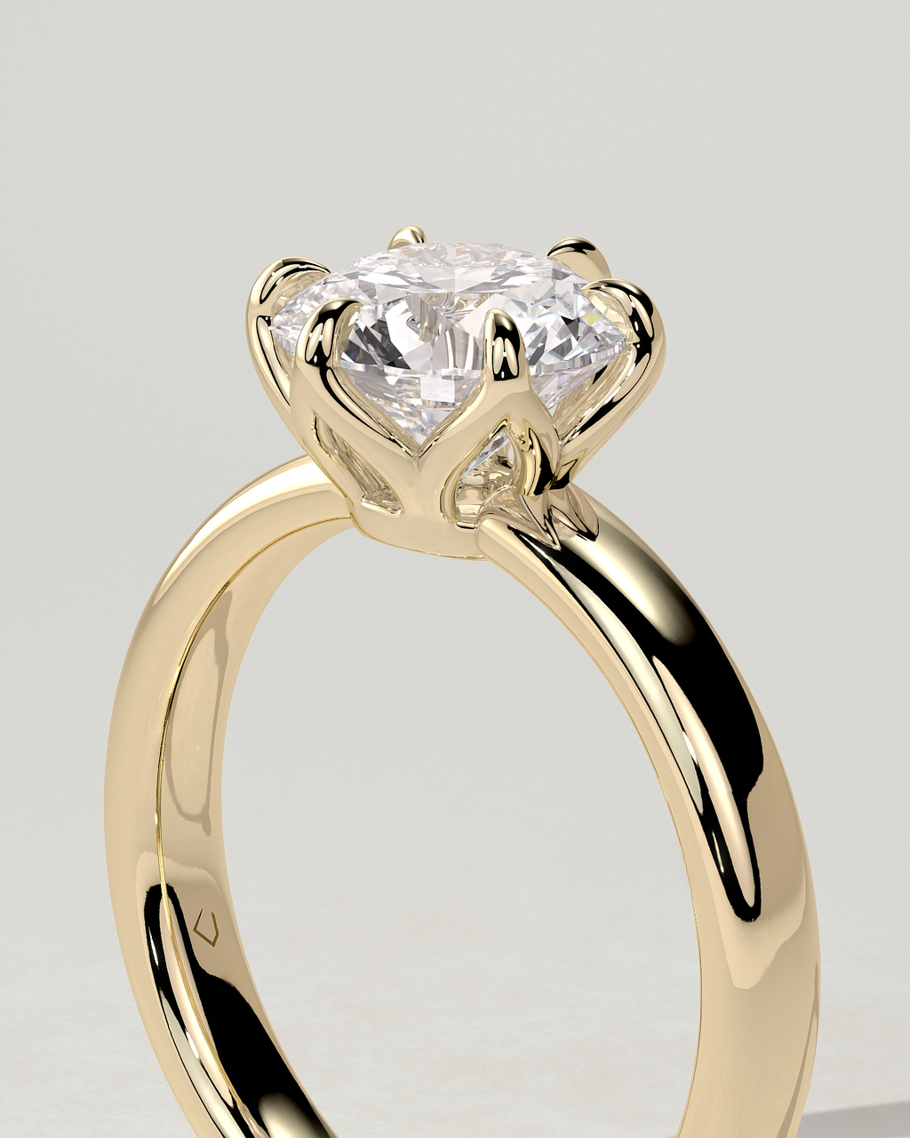 Jayden Solitaire Round Ring