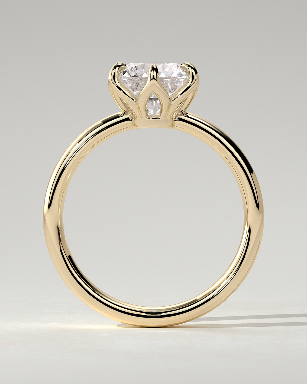 Jayden Solitaire Round Ring