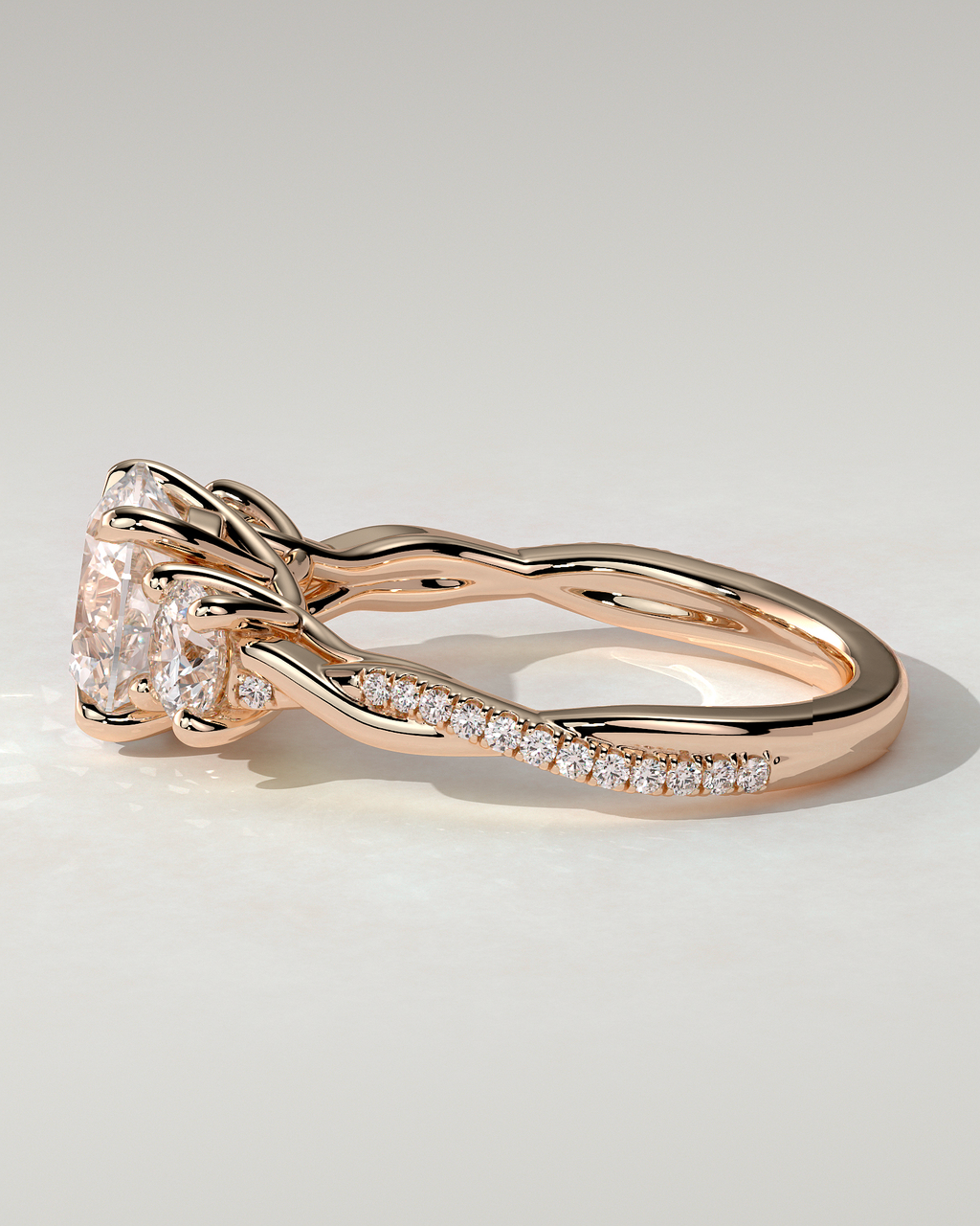 Jaylene Trilogy Round Ring