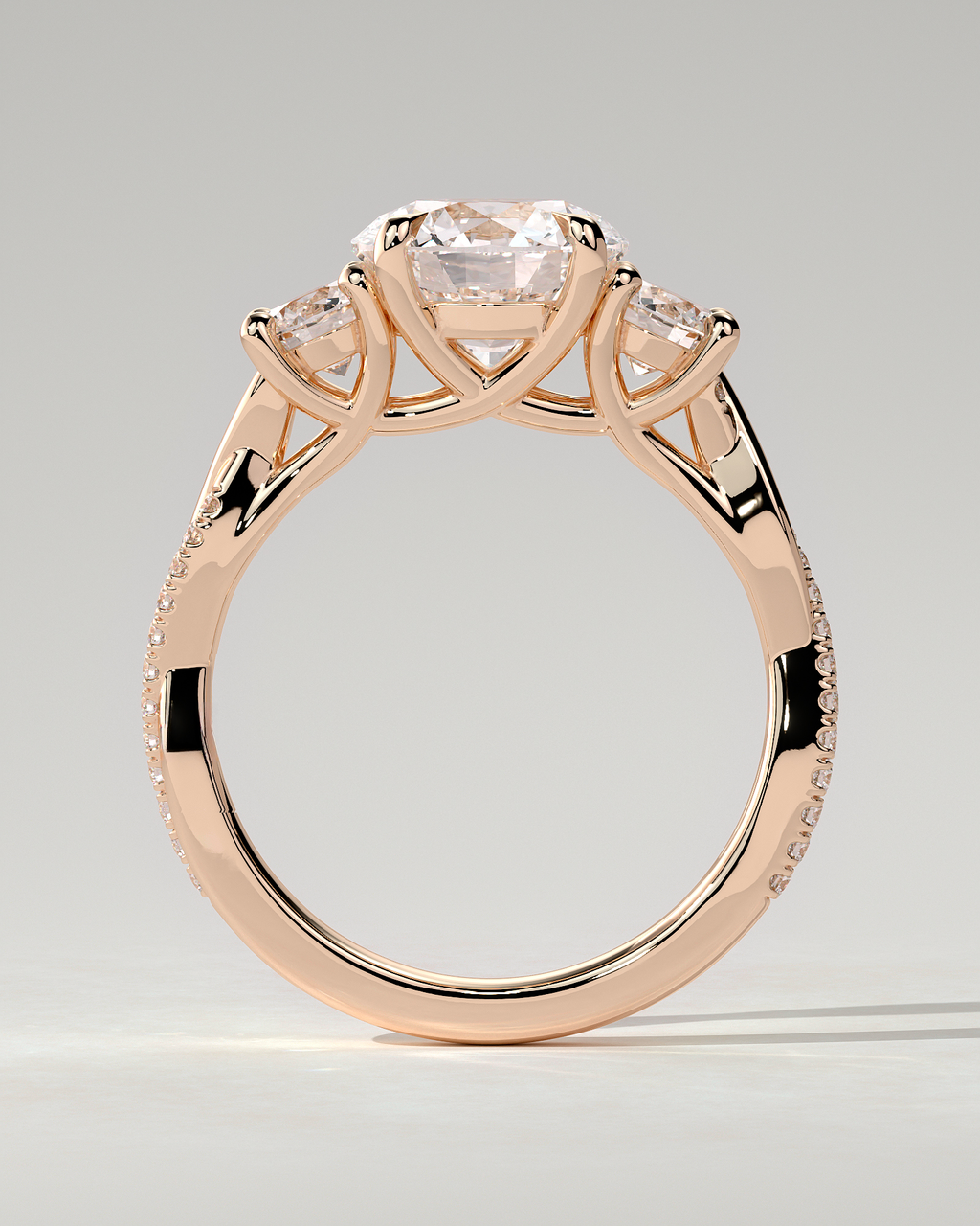 Jaylene Trilogy Round Ring