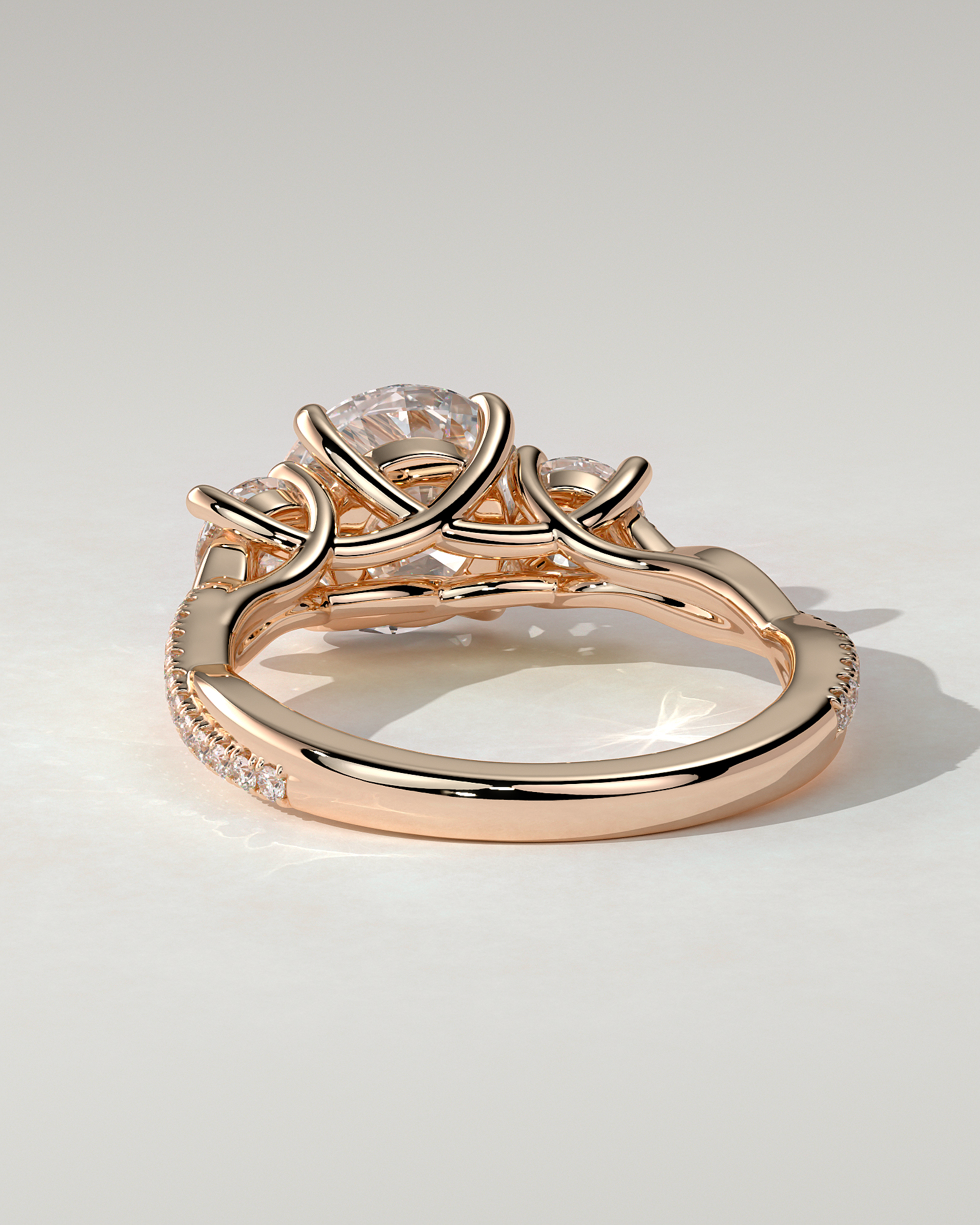Jaylene Trilogy Round Ring