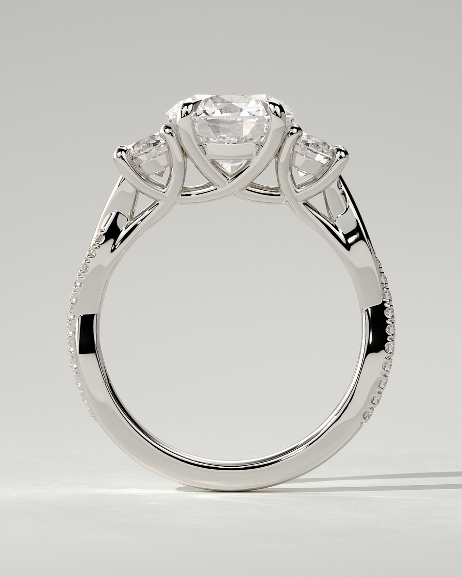 Jaylene Trilogy Round Ring