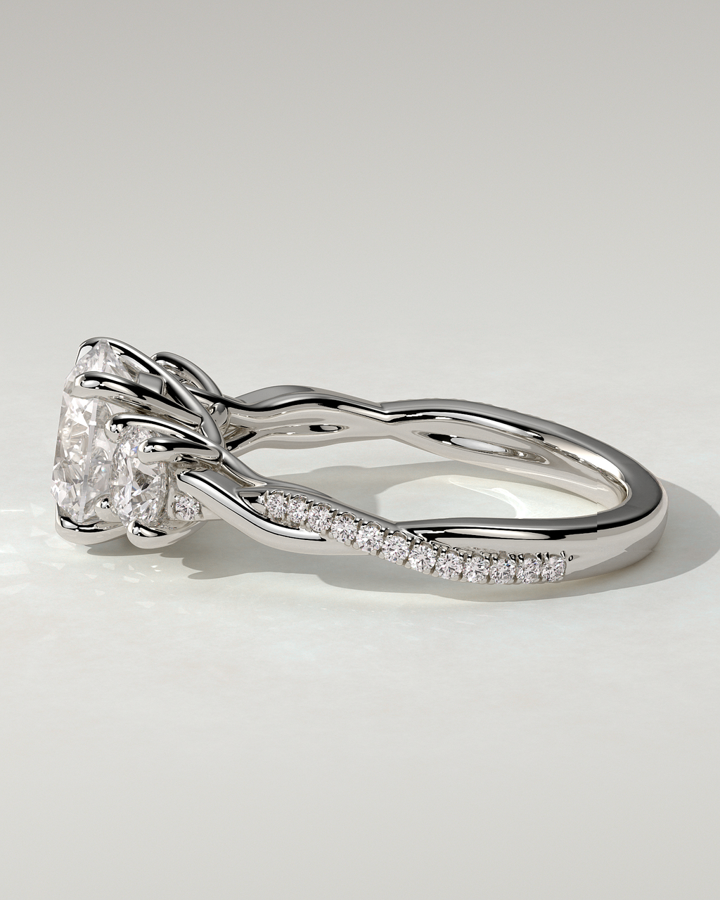 Jaylene Trilogy Round Ring