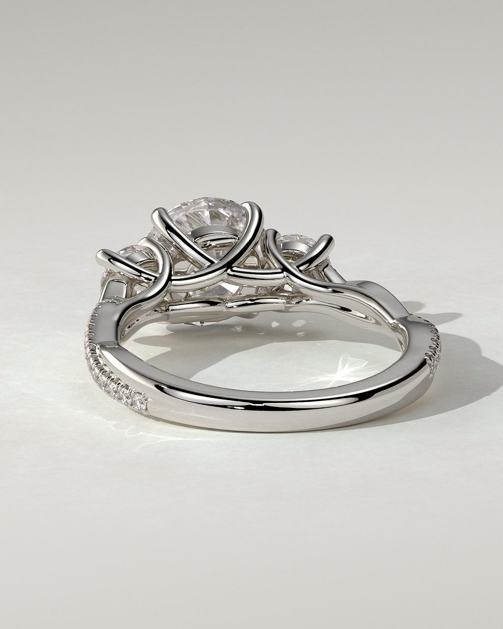 Jaylene Trilogy Round Ring