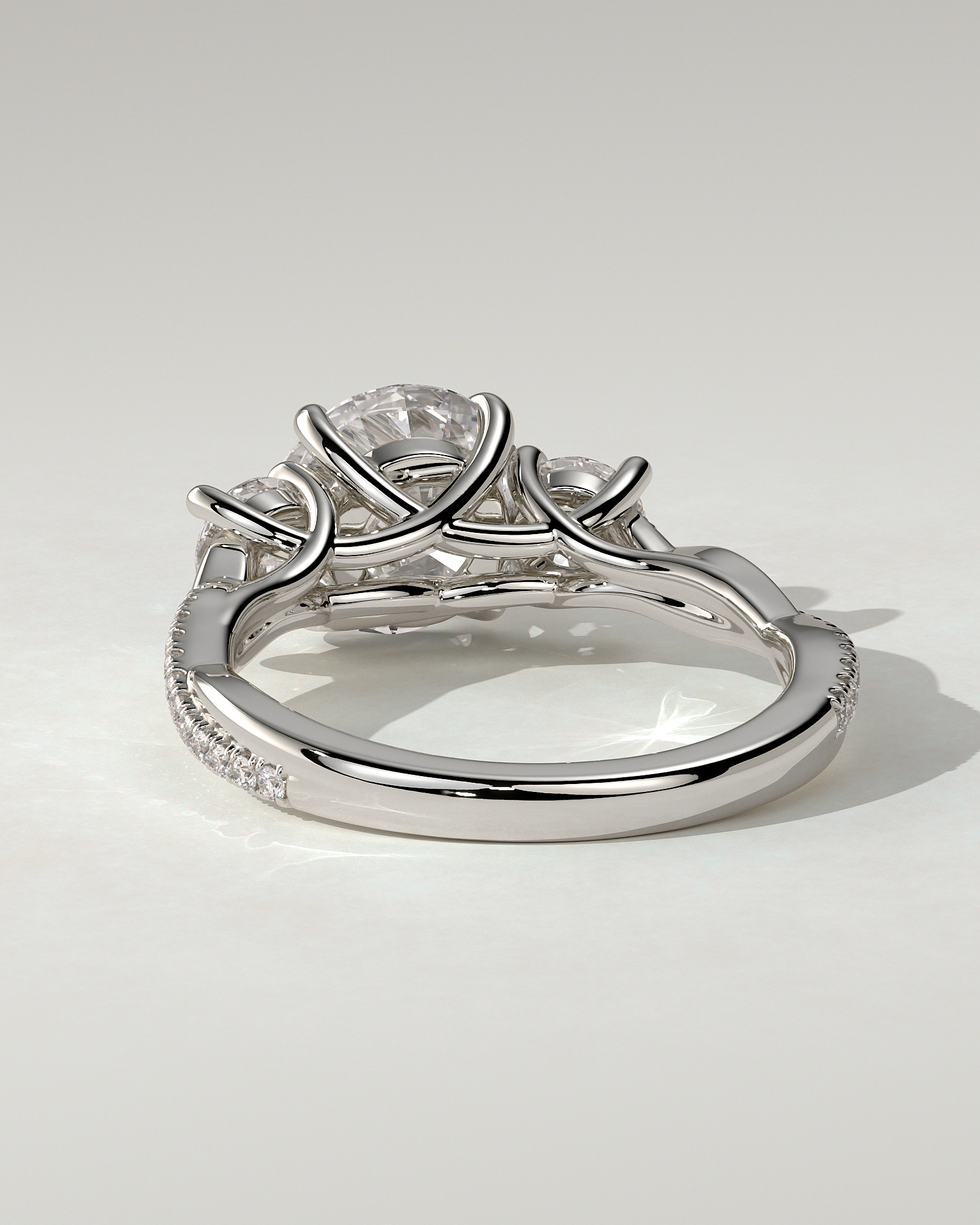 Jaylene Trilogy Round Ring