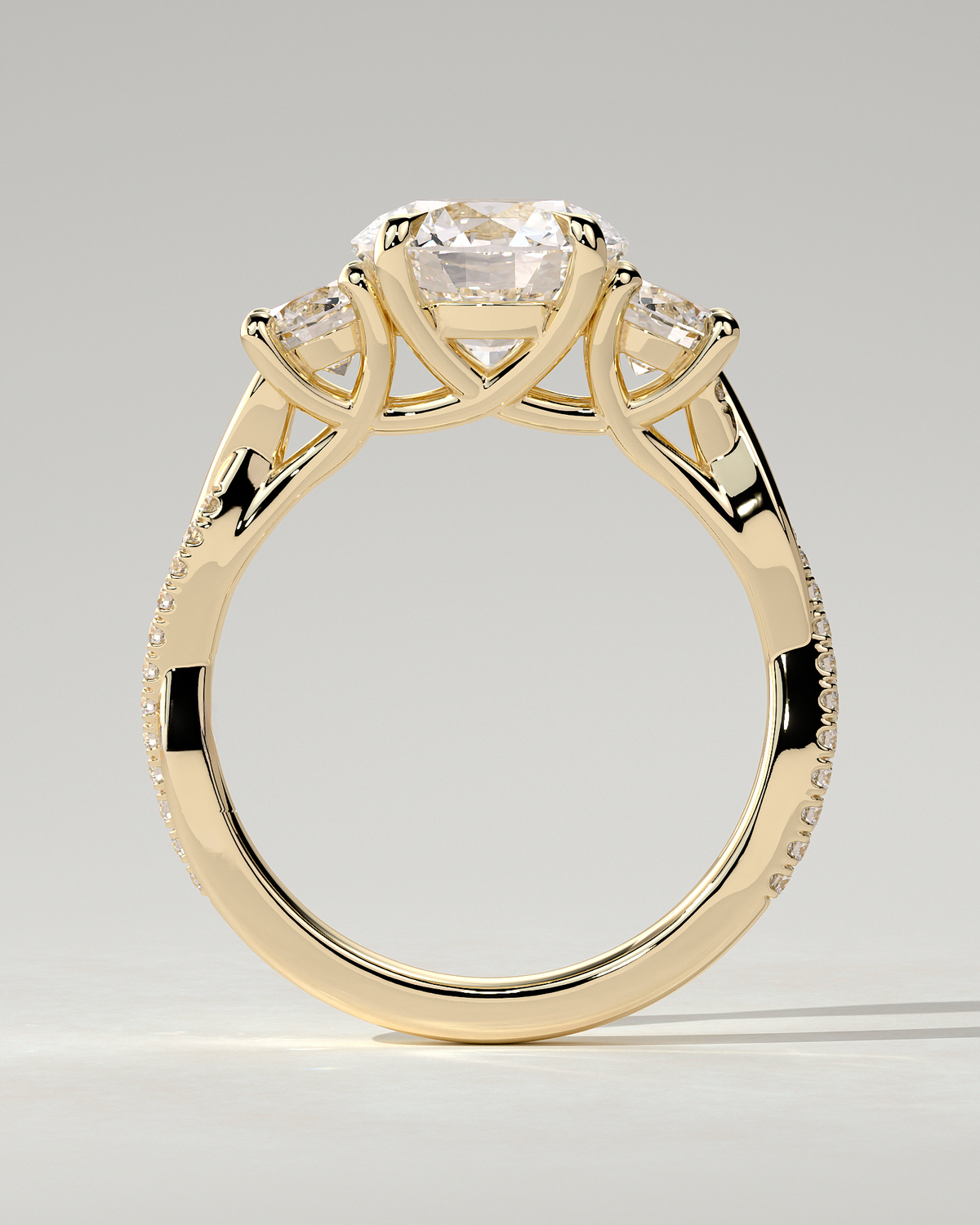 Jaylene Trilogy Round Ring