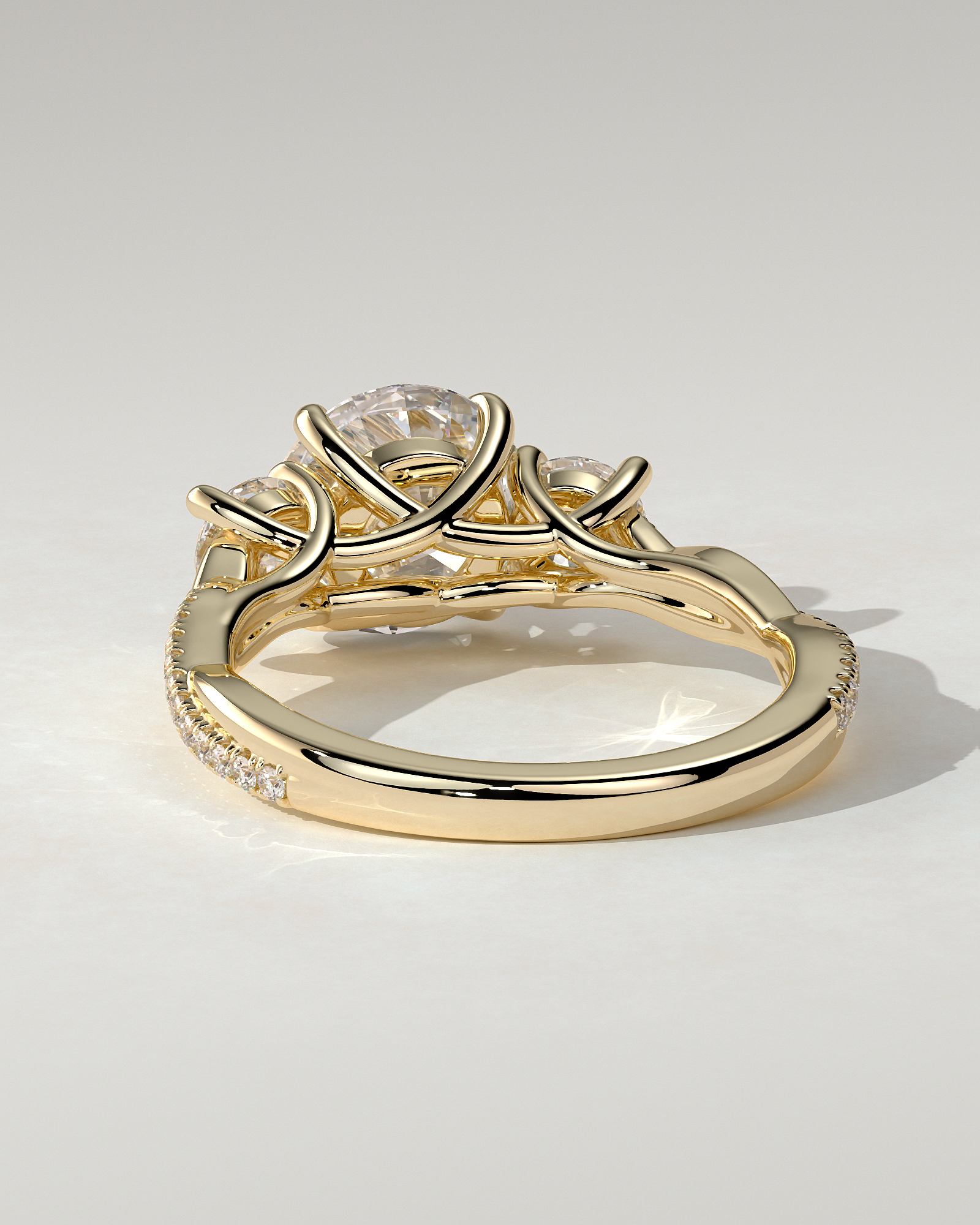 Jaylene Trilogy Round Ring