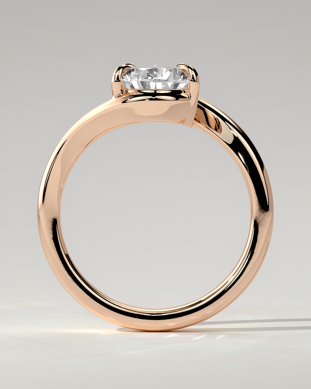 Jennifer Solitaire Pear Ring