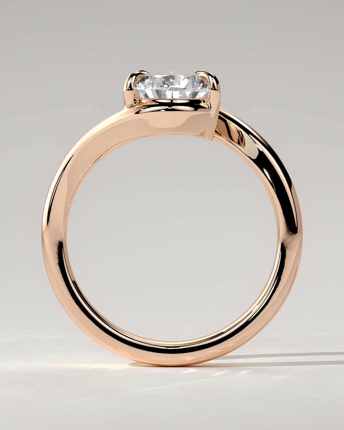 Jennifer Solitaire Pear Ring