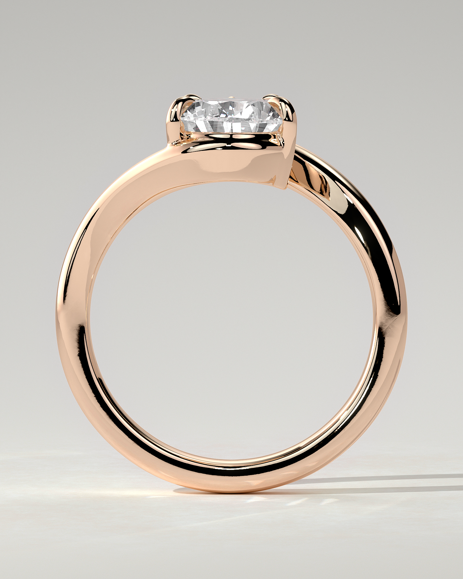 Jennifer Solitaire Pear Ring