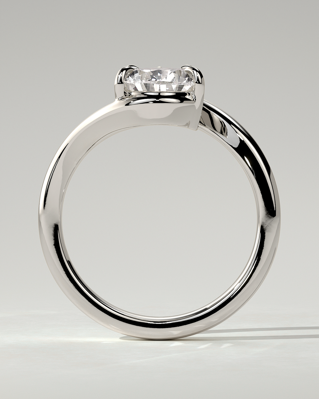 Jennifer Solitaire Pear Ring