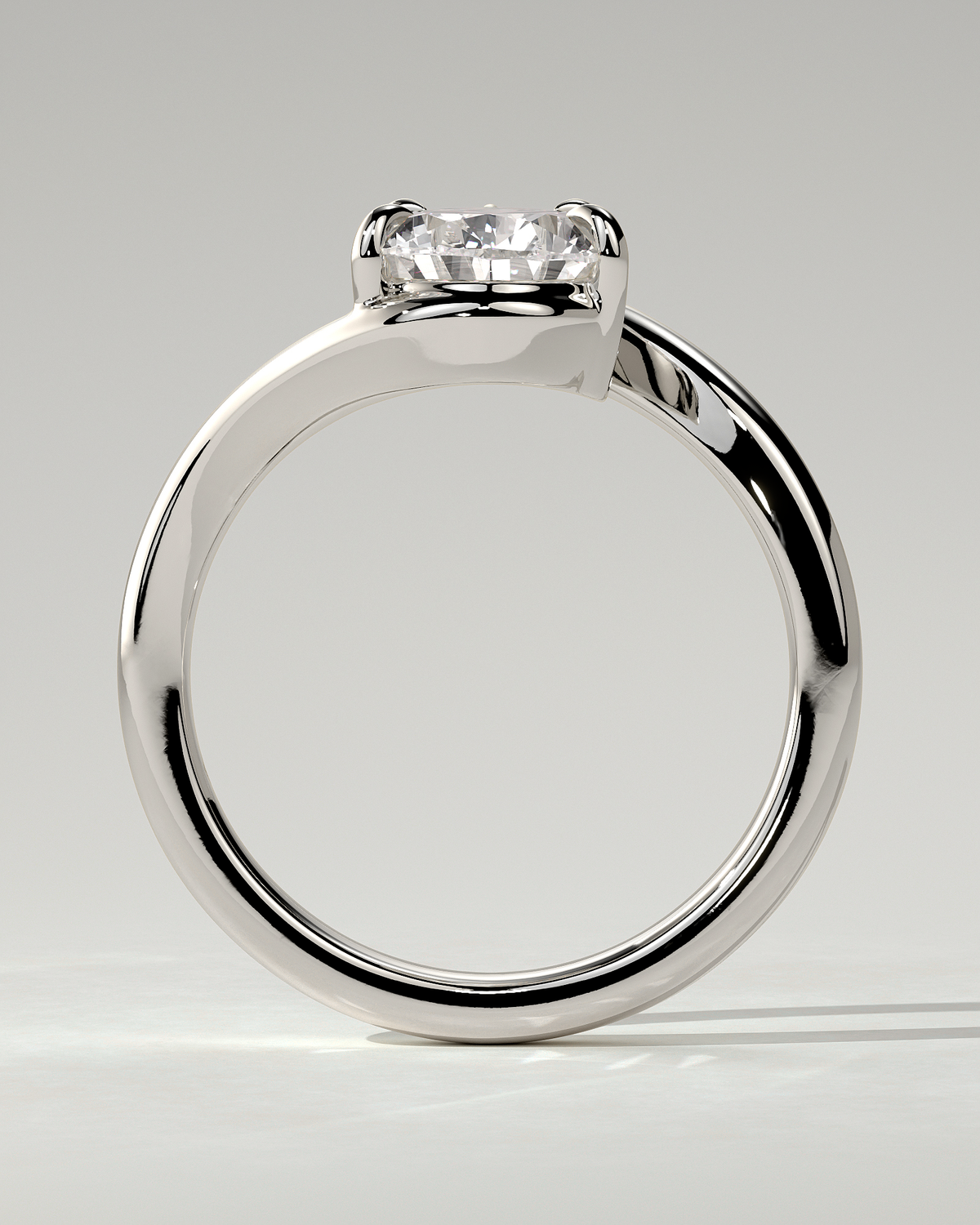 Jennifer Solitaire Pear Ring