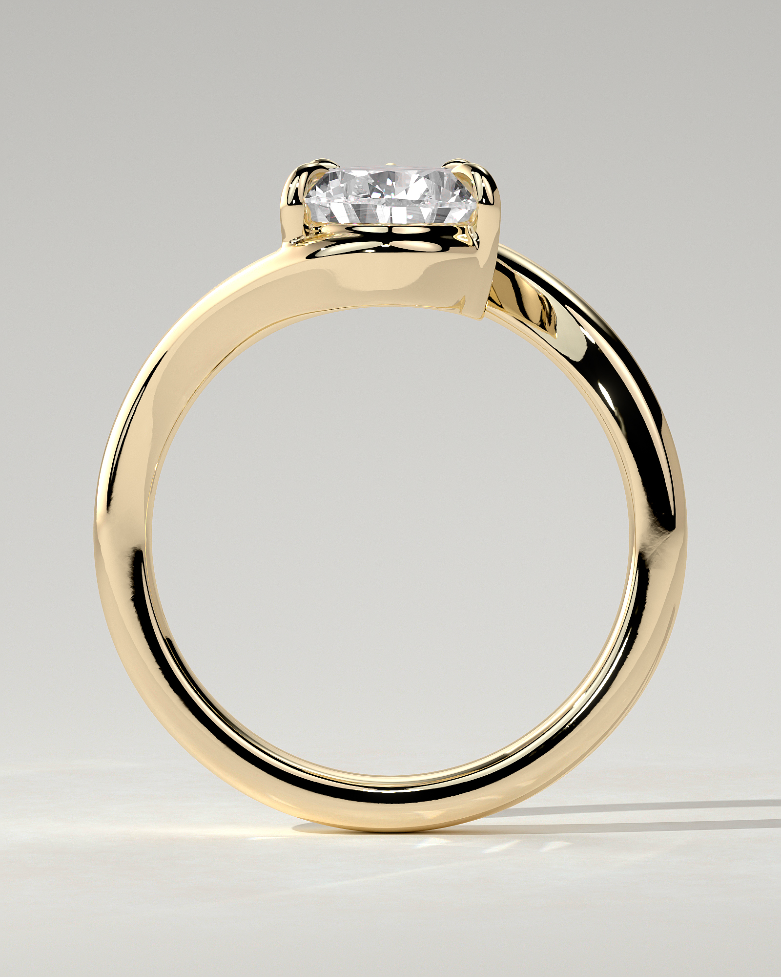 Jennifer Solitaire Pear Ring