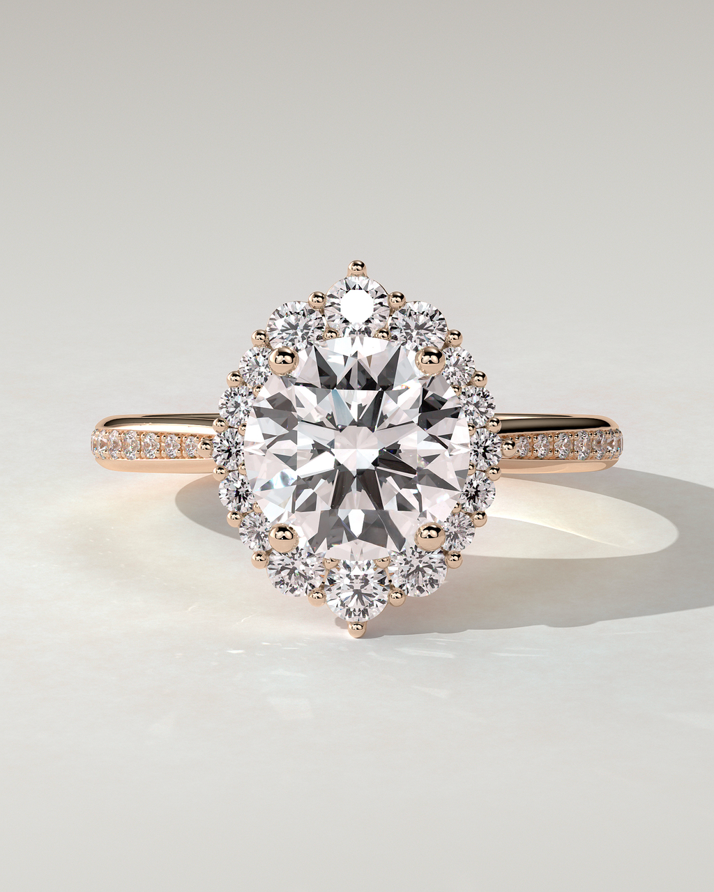 Jessica Halo Round Ring