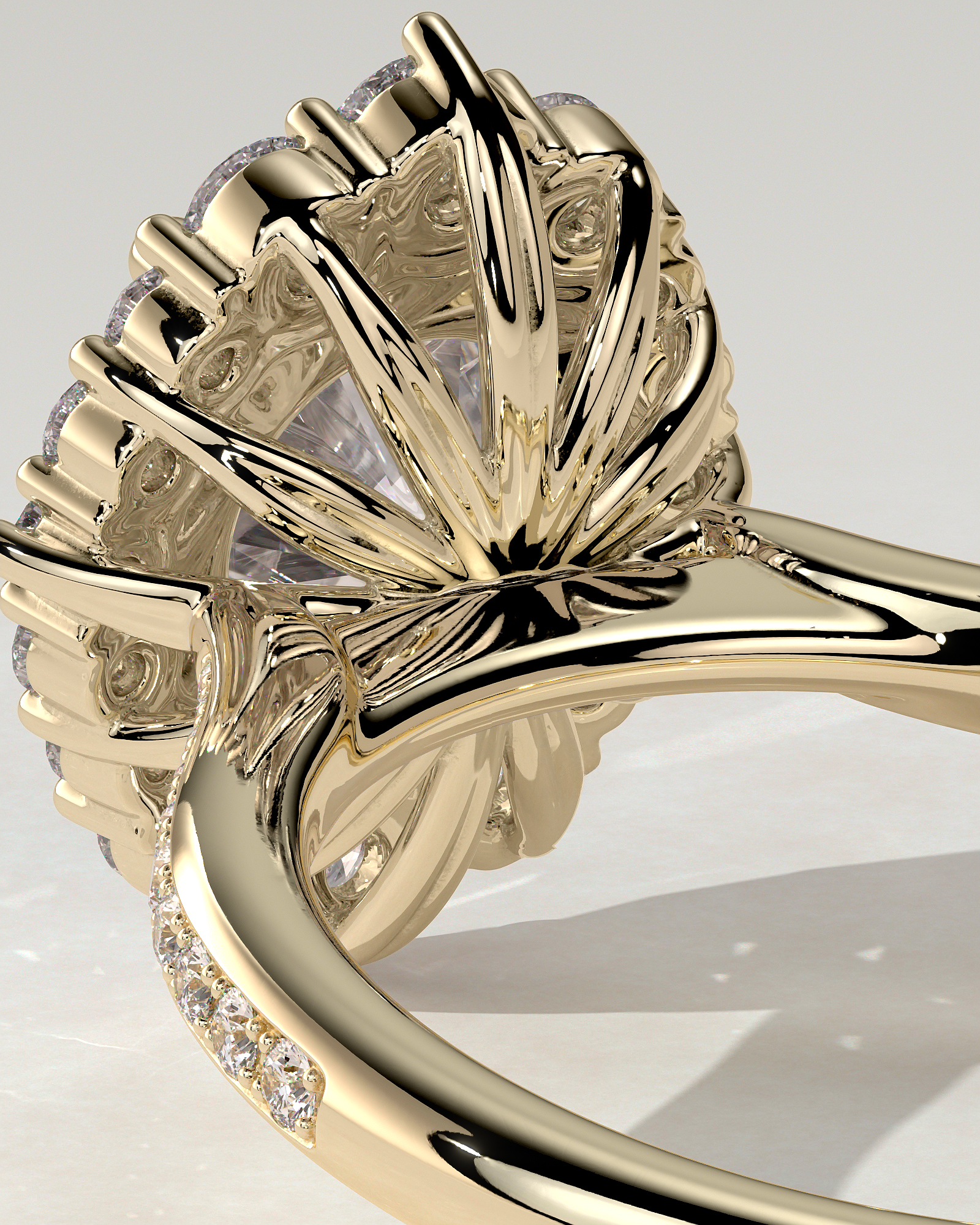 Jessica Halo Round Ring