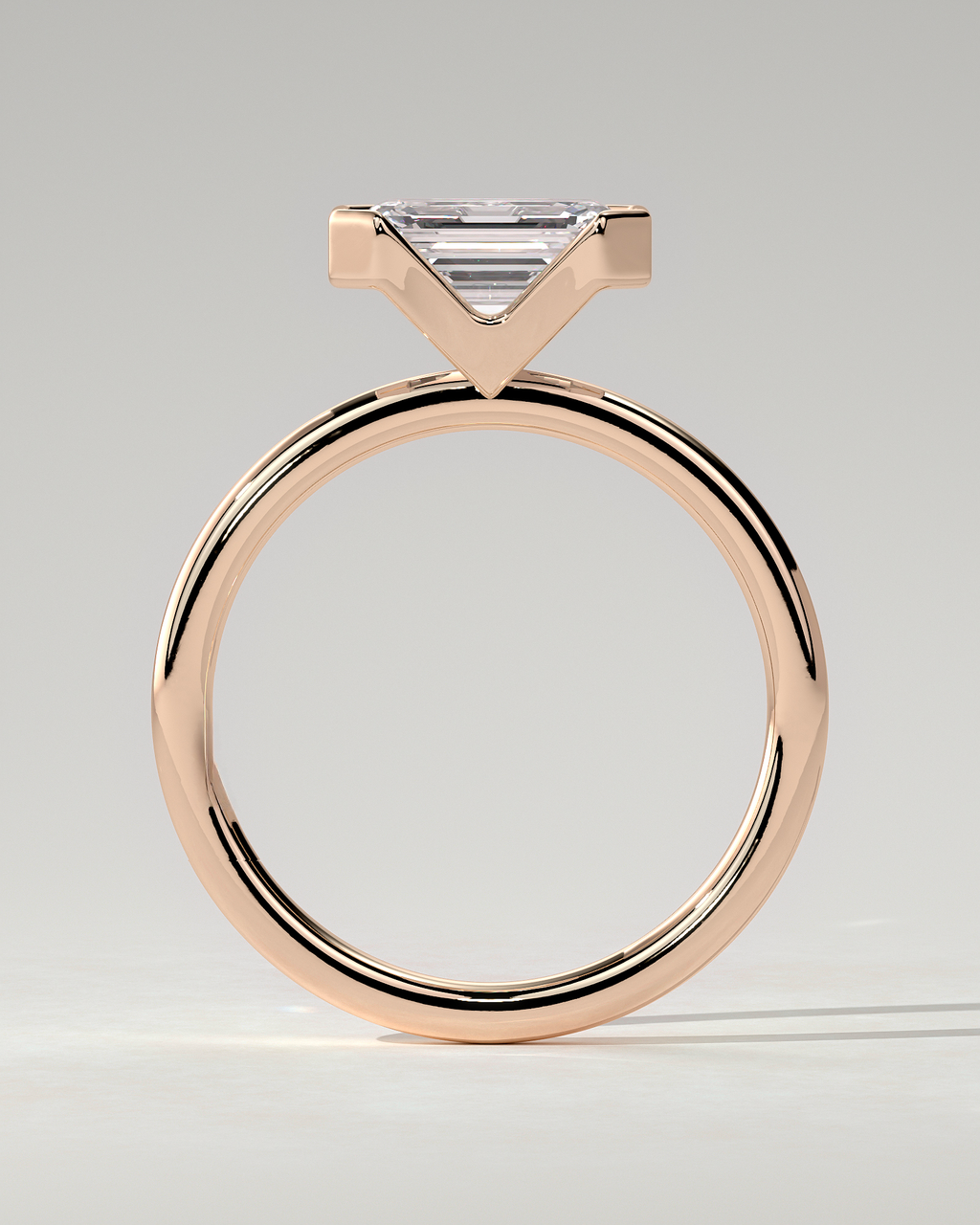 Jodie Bezel Emerald Ring