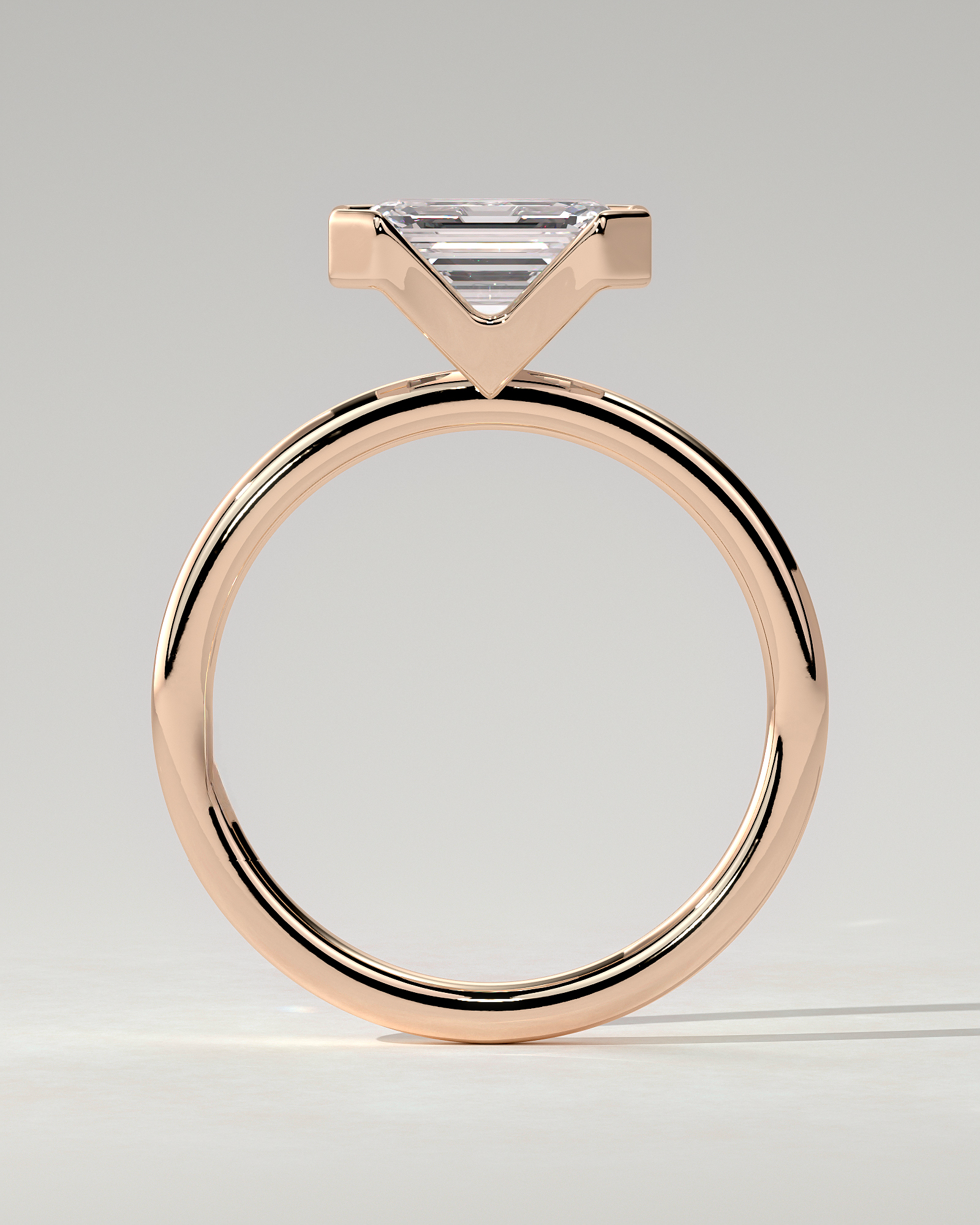 Jodie Bezel Emerald Ring