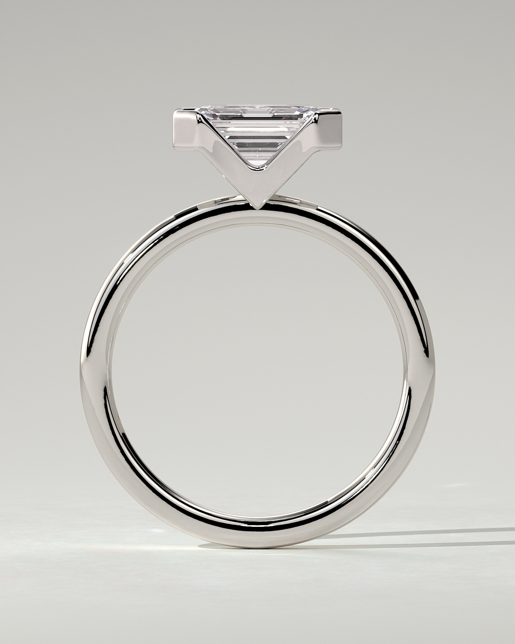 Jodie Bezel Emerald Ring