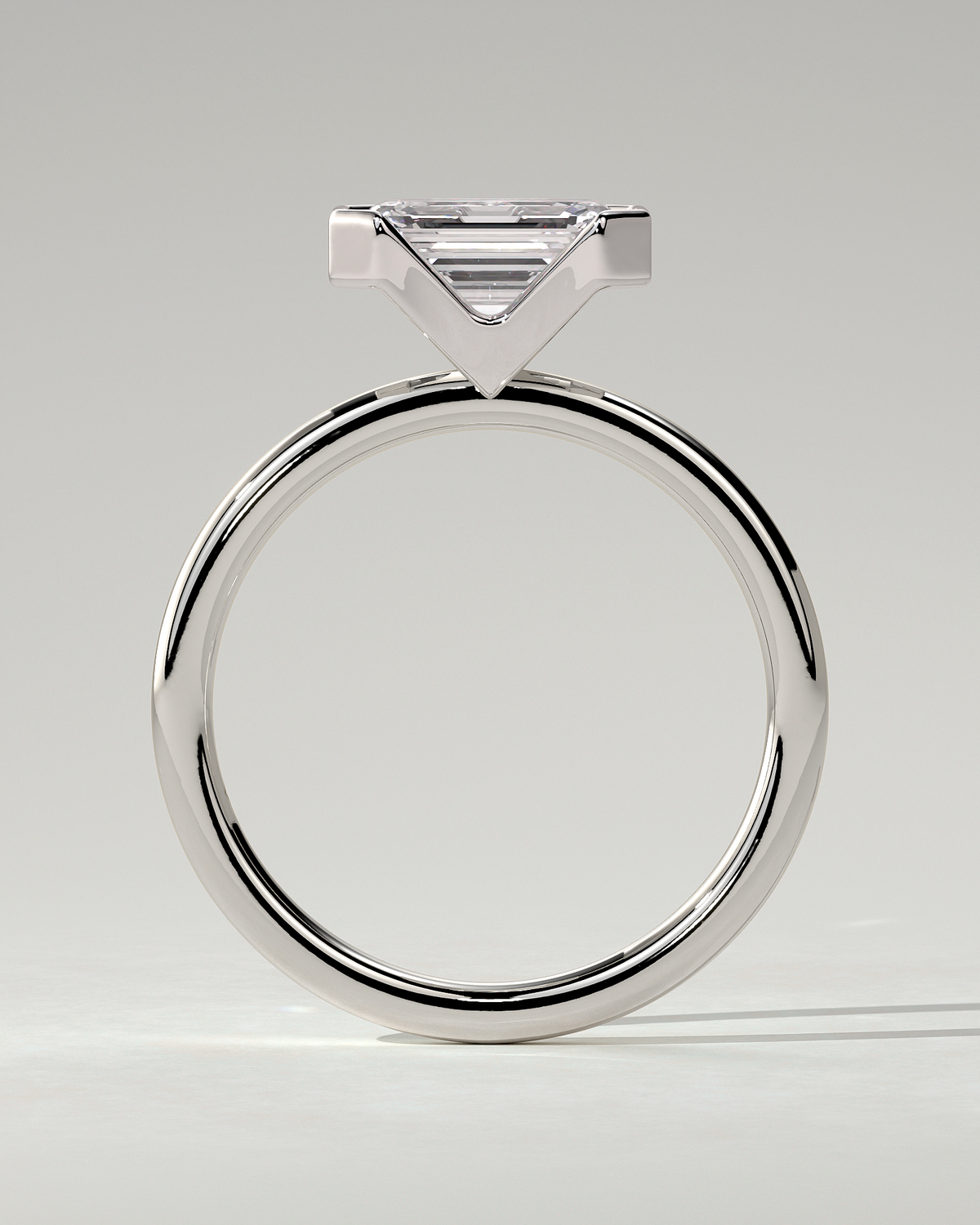 Jodie Bezel Emerald Ring