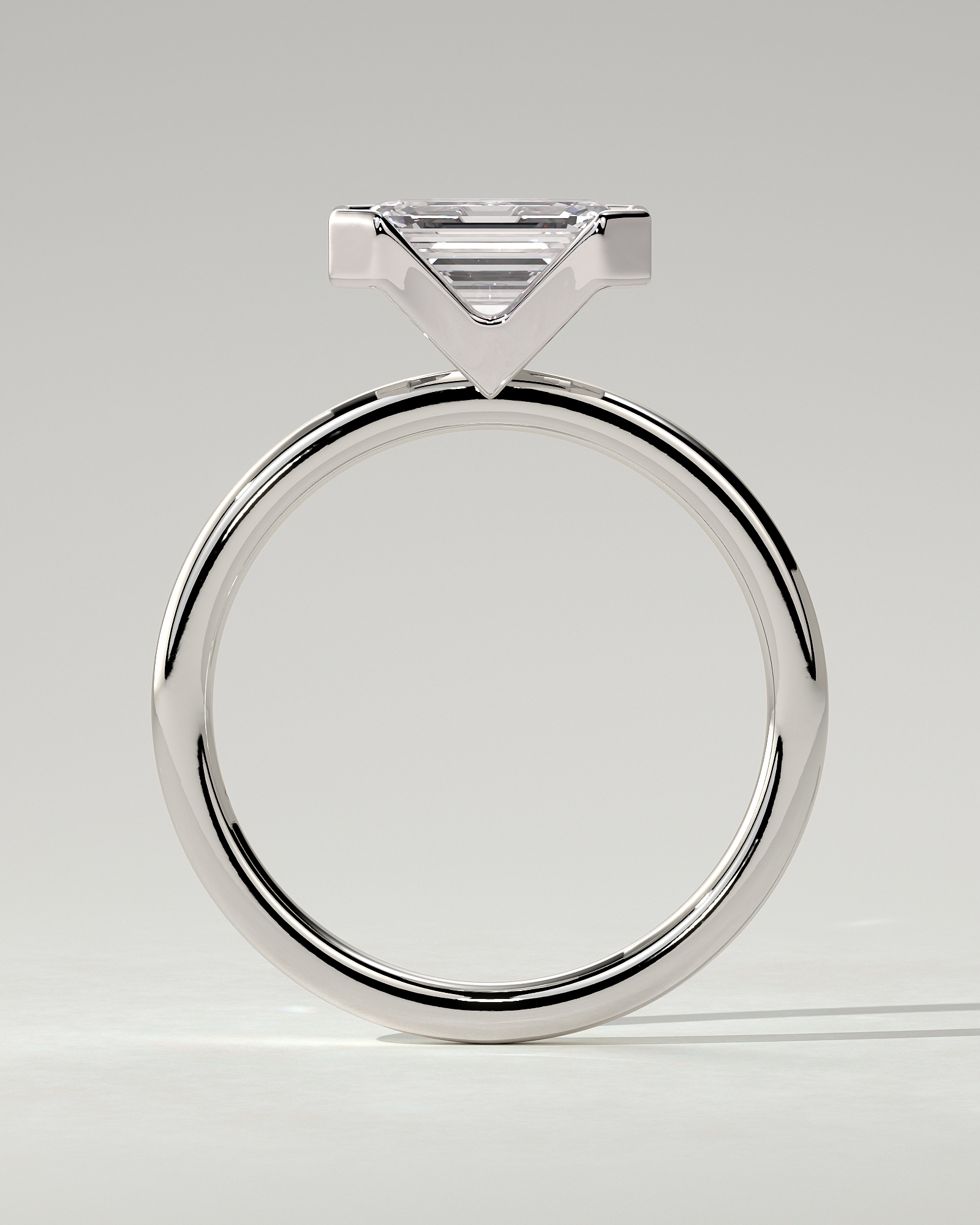 Jodie Bezel Emerald Ring