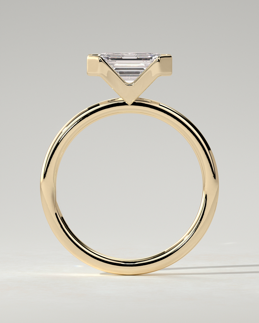 Jodie Bezel Emerald Ring