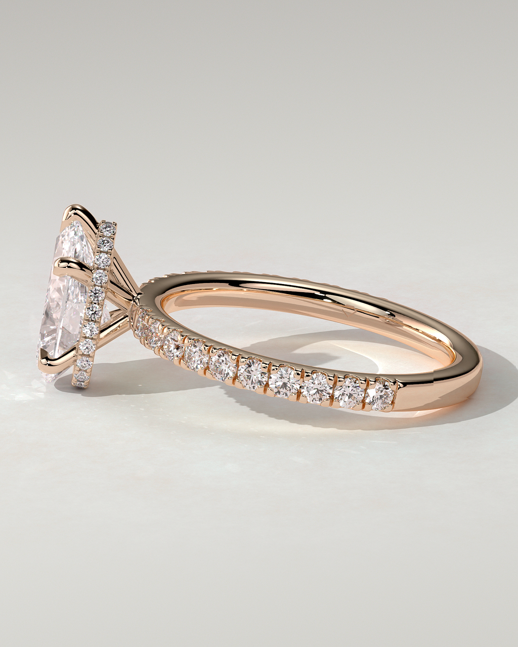 Jordanna Solitaire Pear Ring